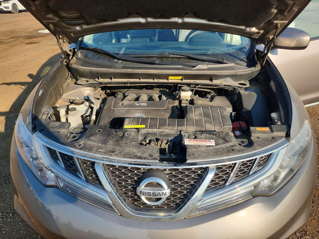 2012 Nissan Murano S Серый vin: JN8AZ1MW3CW237358