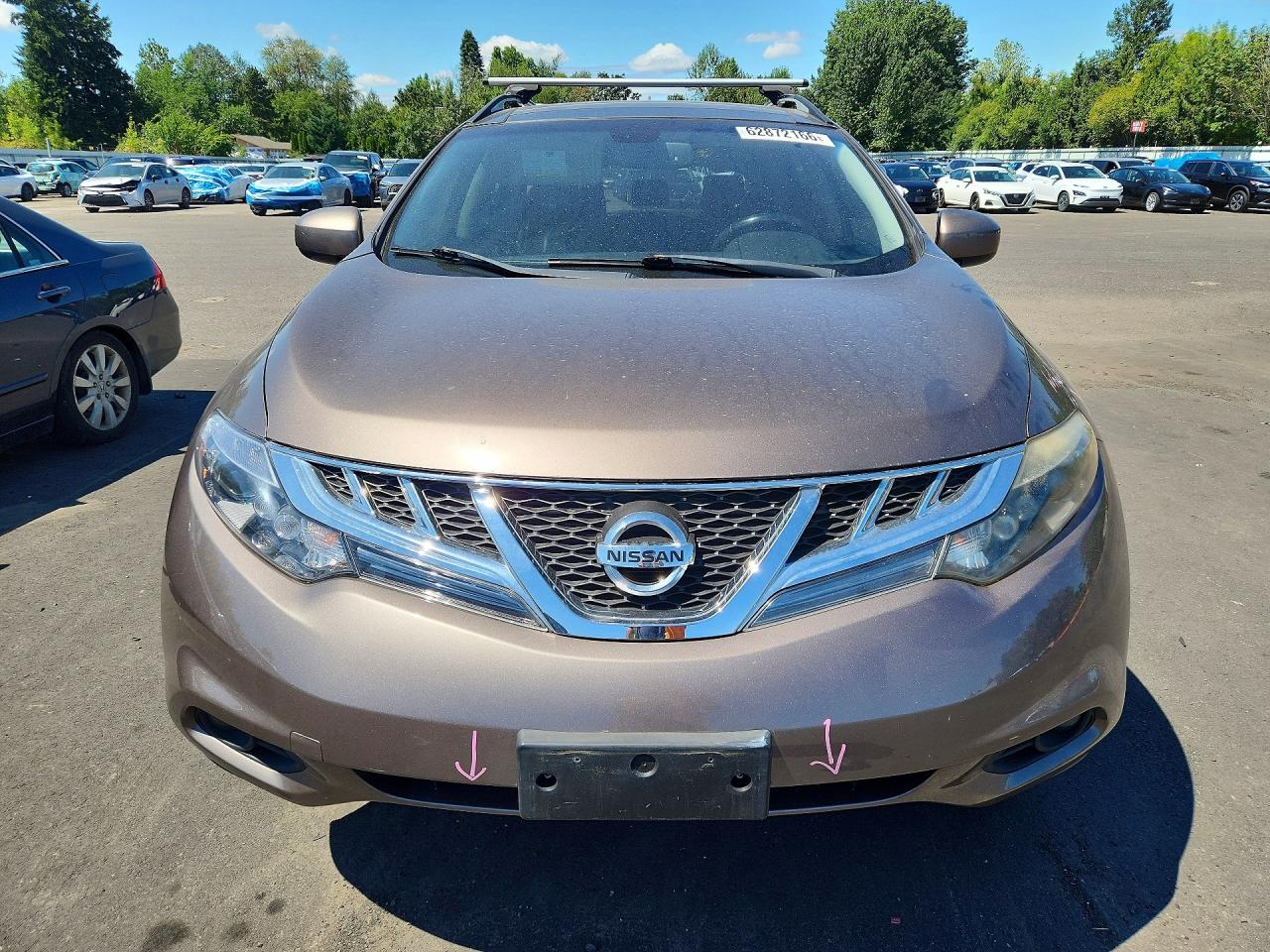 2013 Nissan Murano S Brown vin: JN8AZ1MW3DW302078