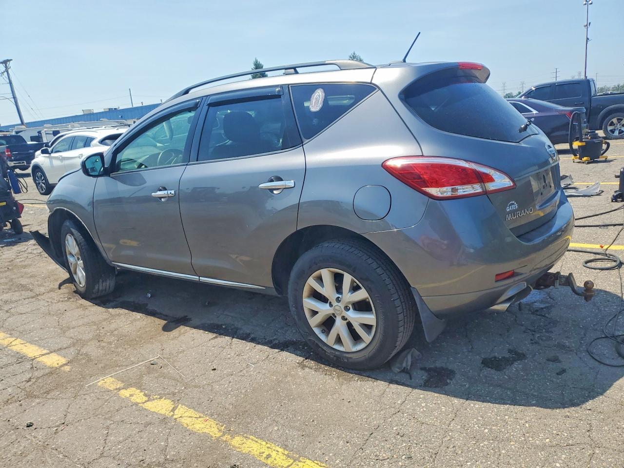 2013 Nissan Murano S Silver vin: JN8AZ1MW3DW318913