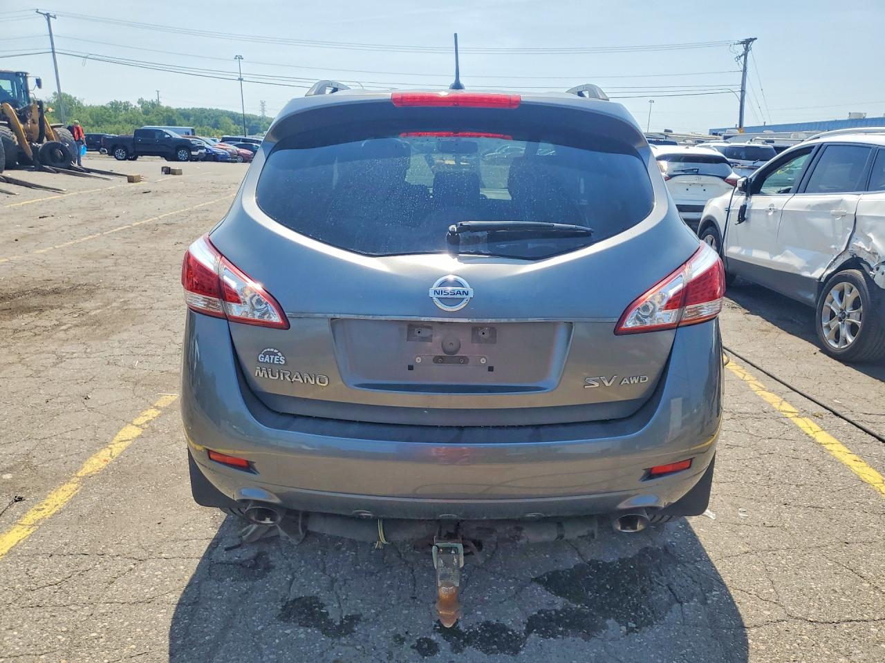 2013 Nissan Murano S Silver vin: JN8AZ1MW3DW318913