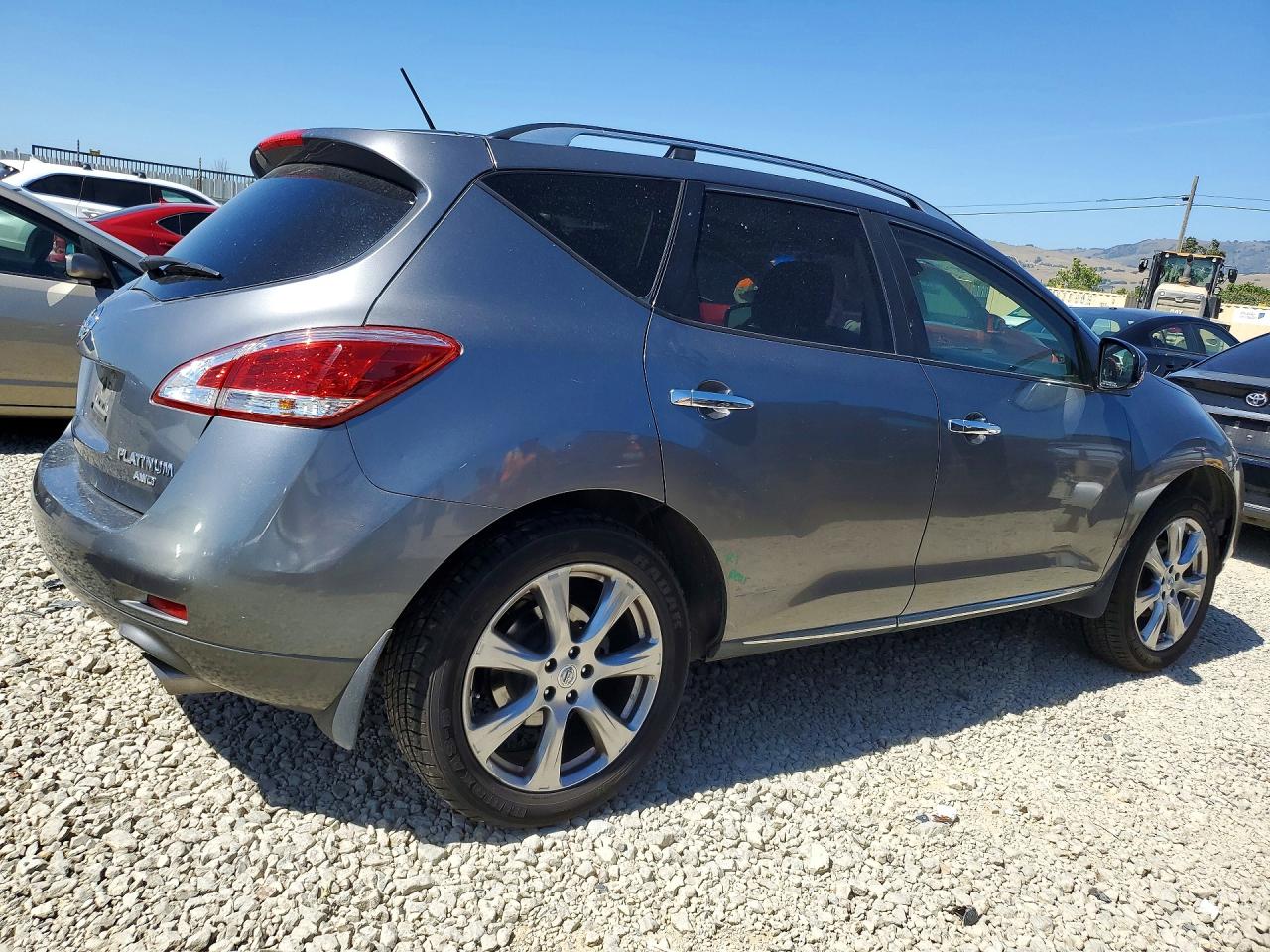 2014 Nissan Murano Le Серый vin: JN8AZ1MW3EW500239