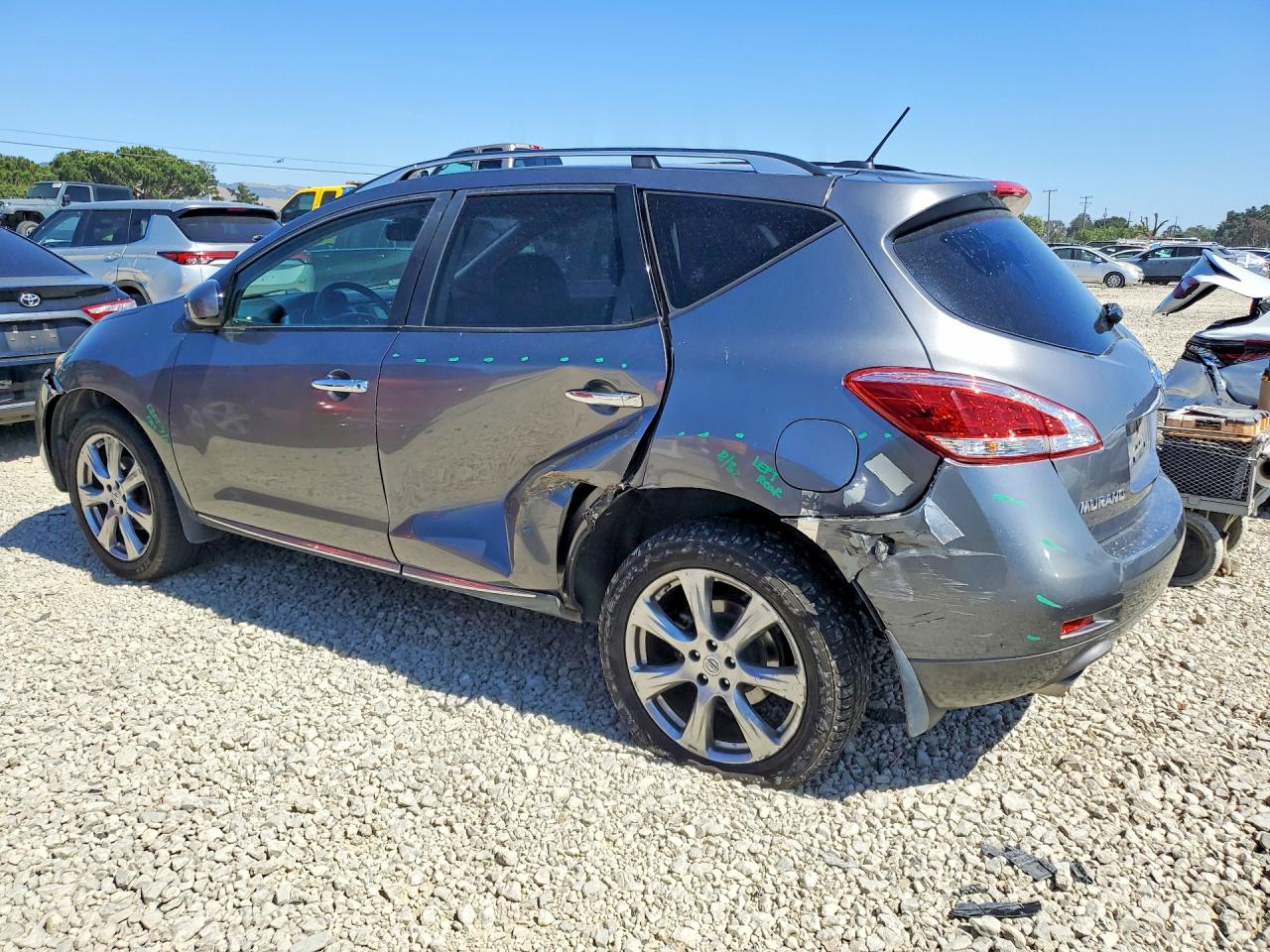 2014 Nissan Murano Le Серый vin: JN8AZ1MW3EW500239