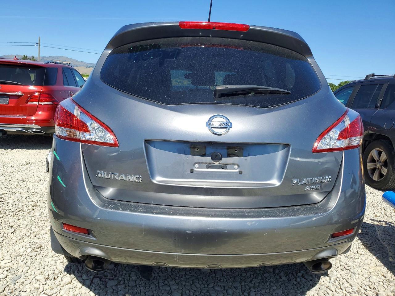 2014 Nissan Murano Le Серый vin: JN8AZ1MW3EW500239