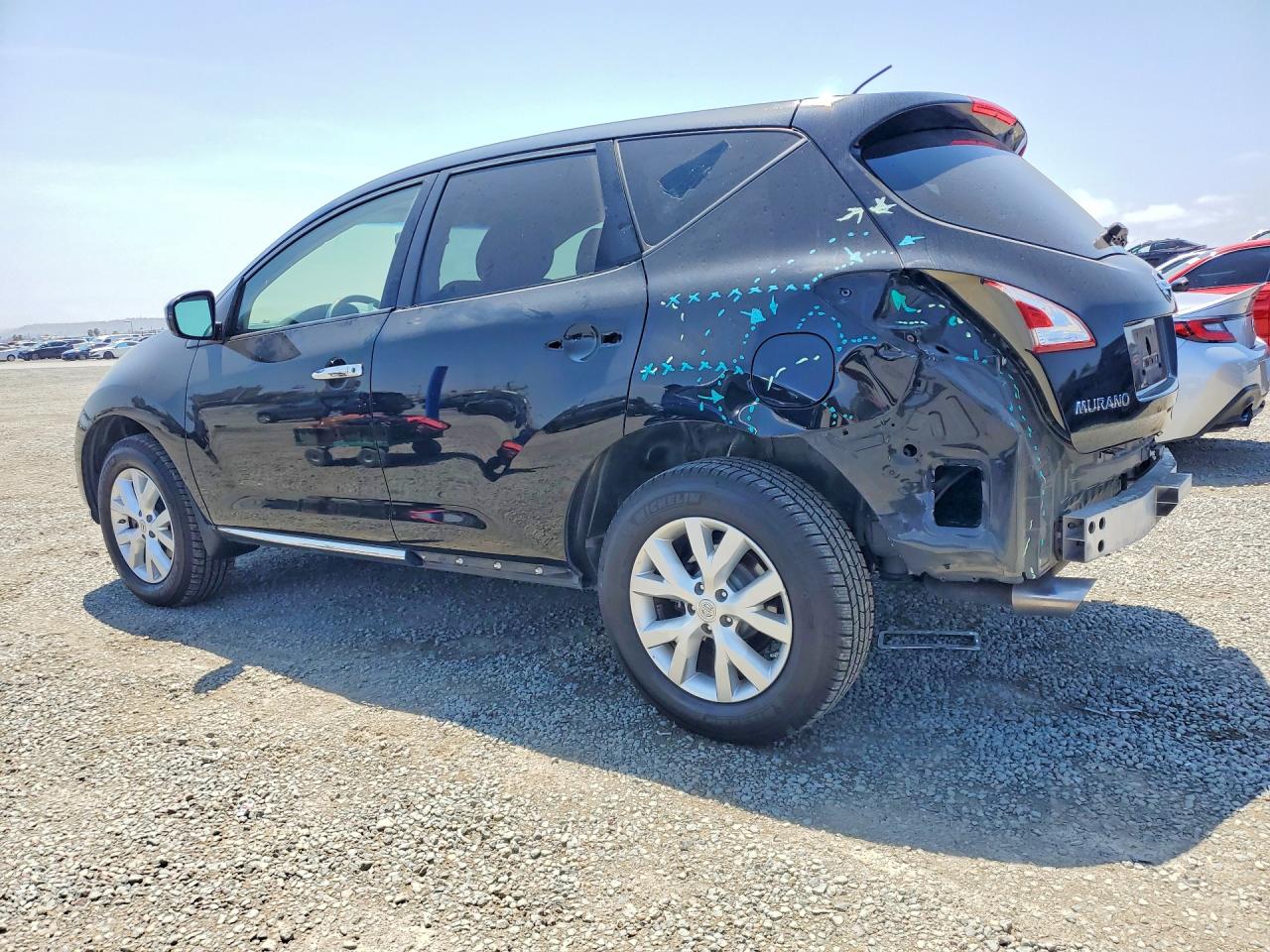 2014 Nissan Murano S Black vin: JN8AZ1MW3EW504789
