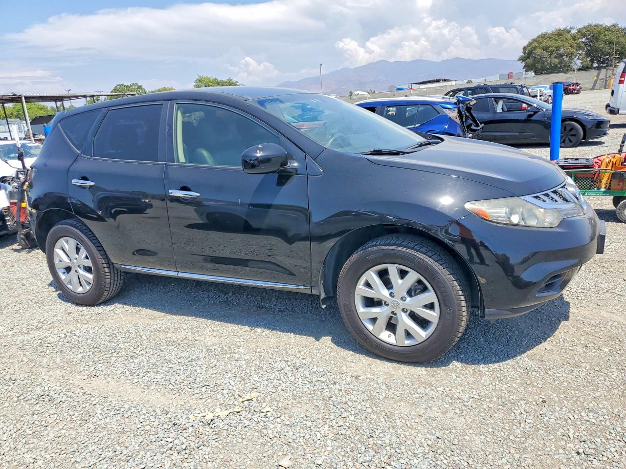2014 Nissan Murano S Black vin: JN8AZ1MW3EW504789