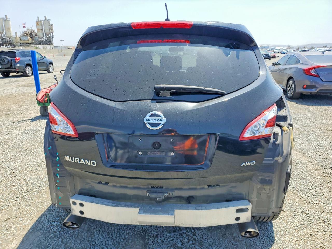 2014 Nissan Murano S Black vin: JN8AZ1MW3EW504789