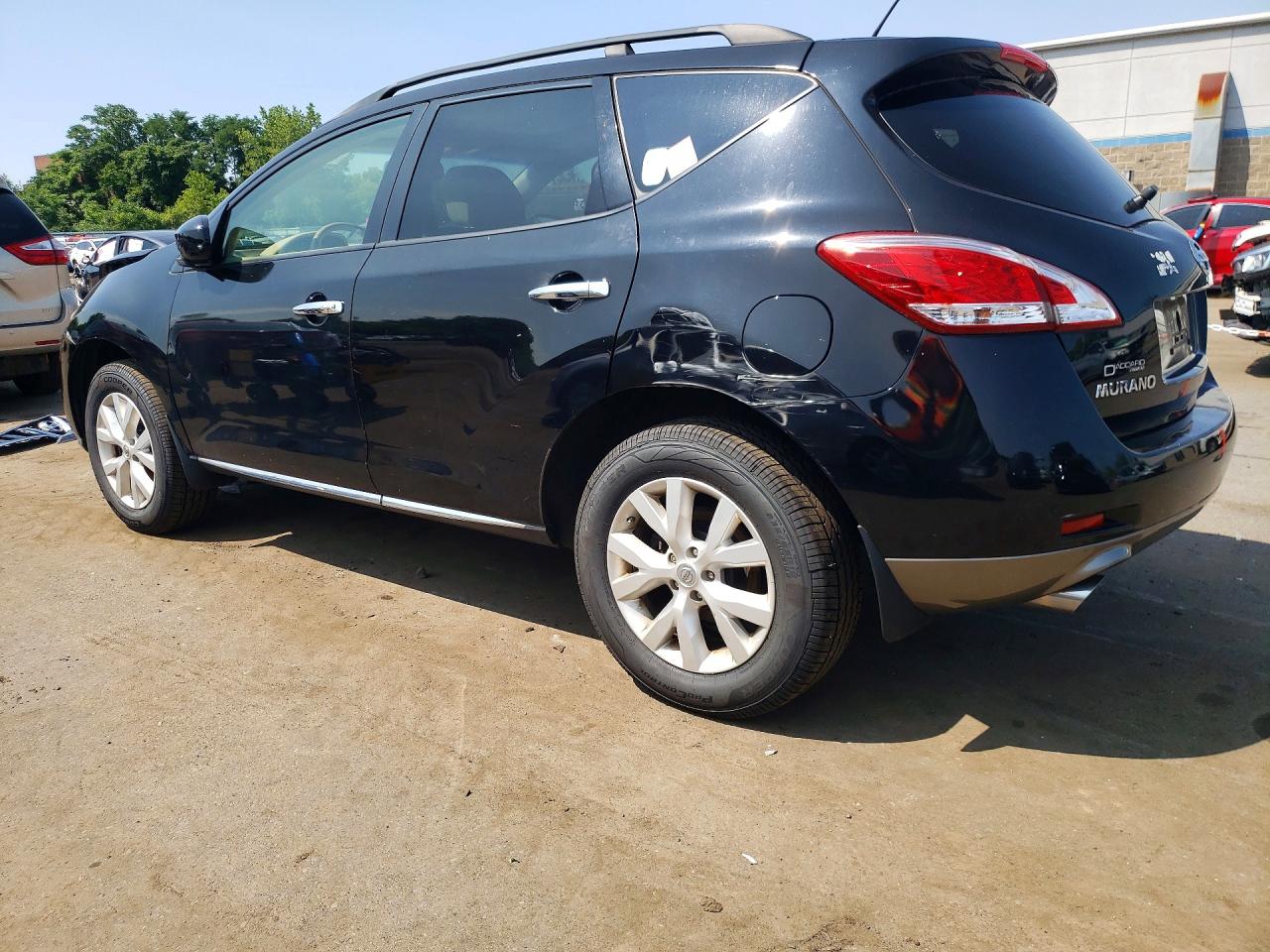 2014 Nissan Murano Sl Черный vin: JN8AZ1MW3EW511774