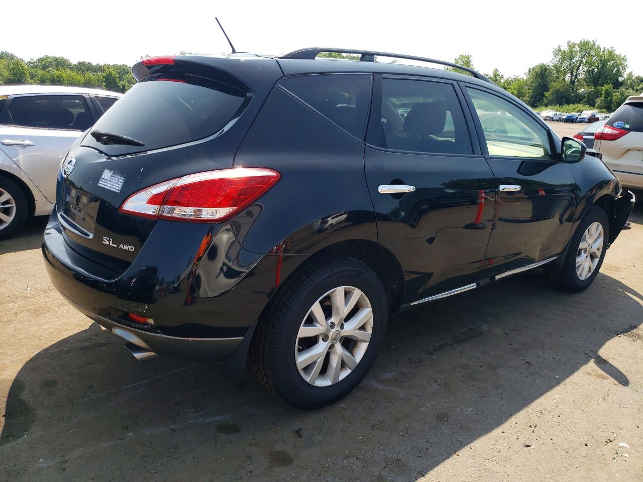 2014 Nissan Murano Sl Черный vin: JN8AZ1MW3EW511774