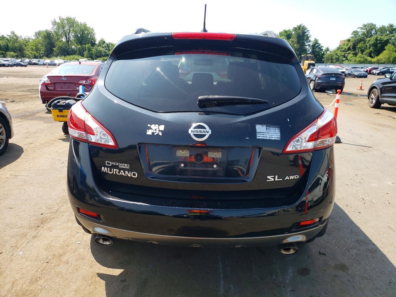 2014 Nissan Murano Sl Черный vin: JN8AZ1MW3EW511774