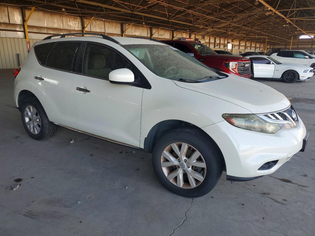 2014 Nissan Murano Sv White vin: JN8AZ1MW3EW523861