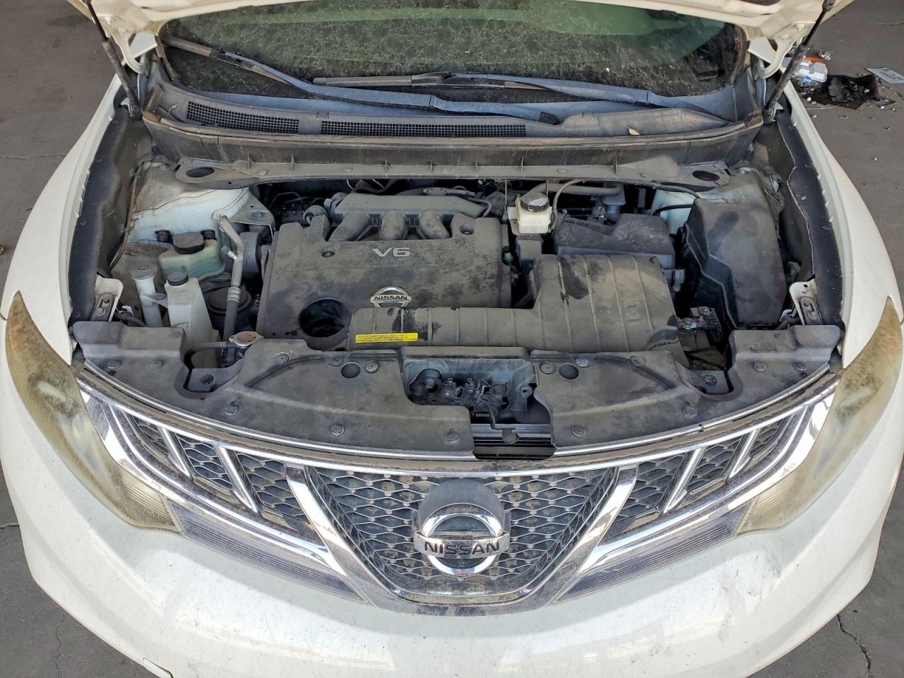 2014 Nissan Murano Sv White vin: JN8AZ1MW3EW523861