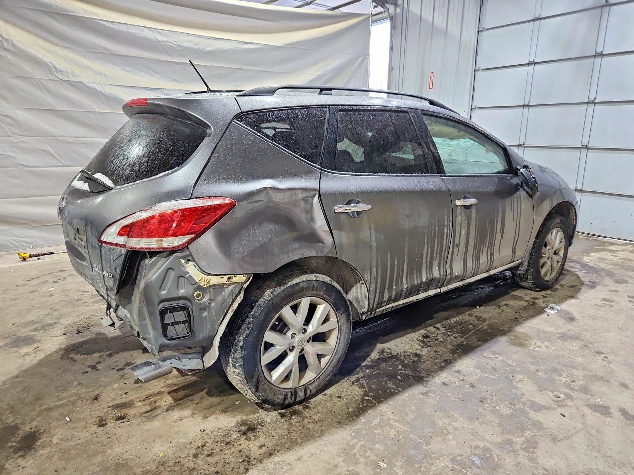 2014 Nissan Murano Sl Gray vin: JN8AZ1MW3EW527862