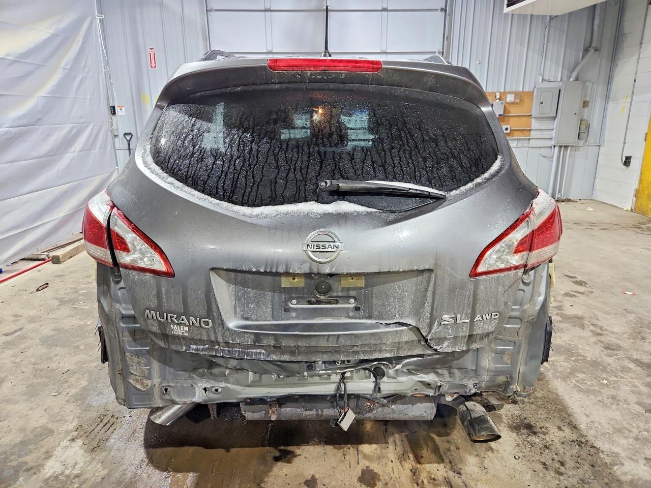 2014 Nissan Murano Sl Gray vin: JN8AZ1MW3EW527862