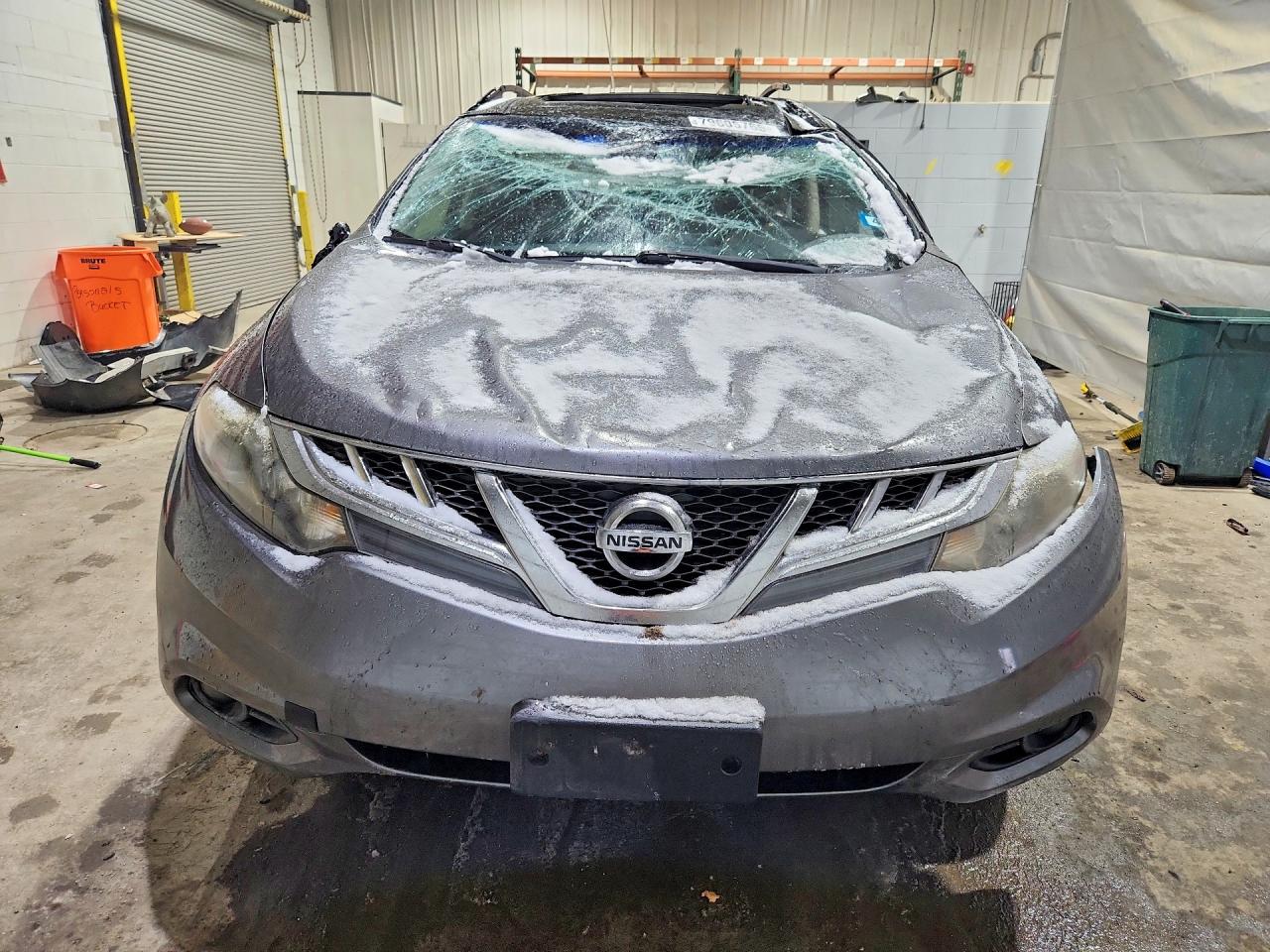 2014 Nissan Murano Sl Gray vin: JN8AZ1MW3EW527862