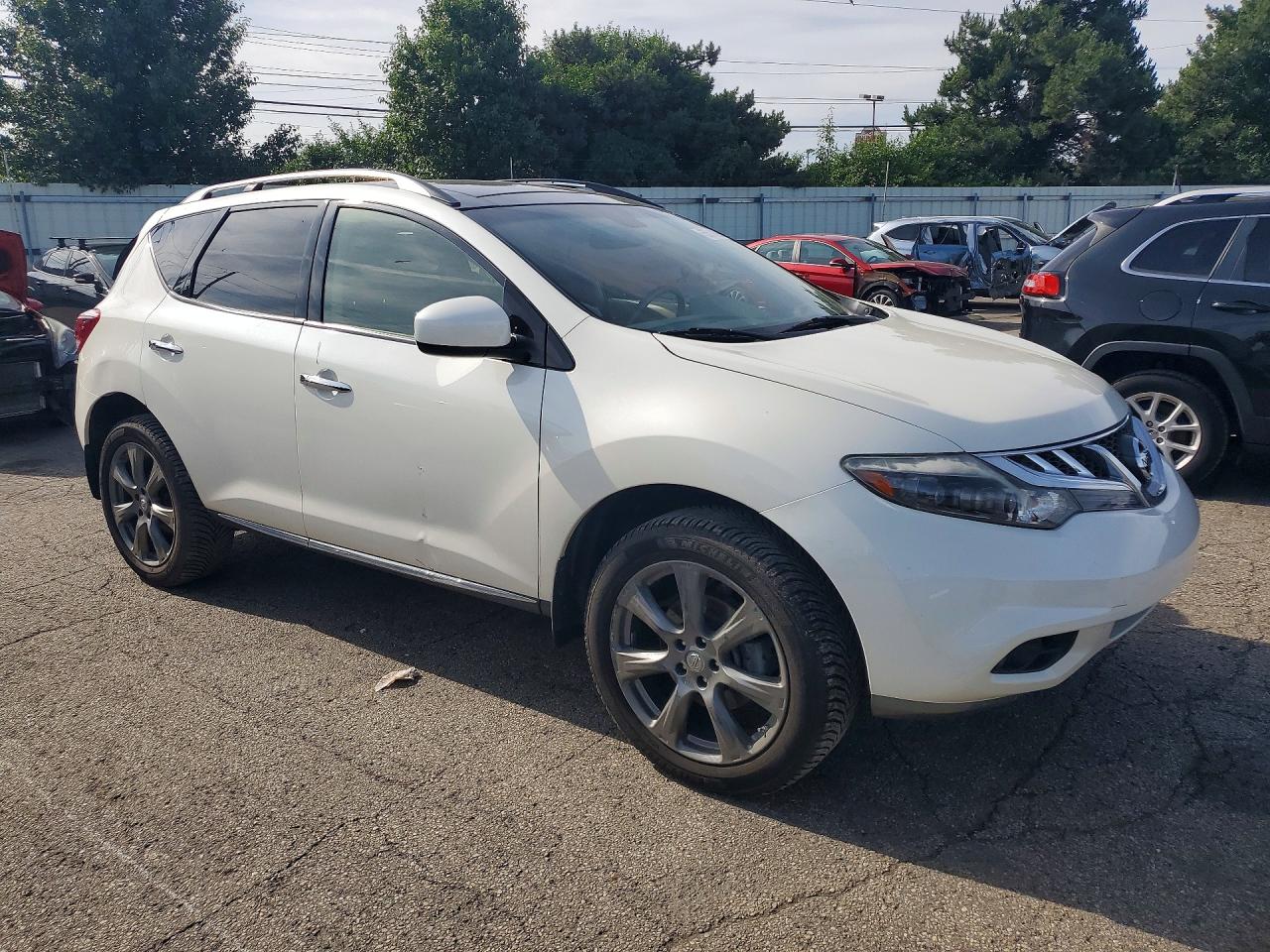 2014 Nissan Murano Le Белый vin: JN8AZ1MW3EW528428