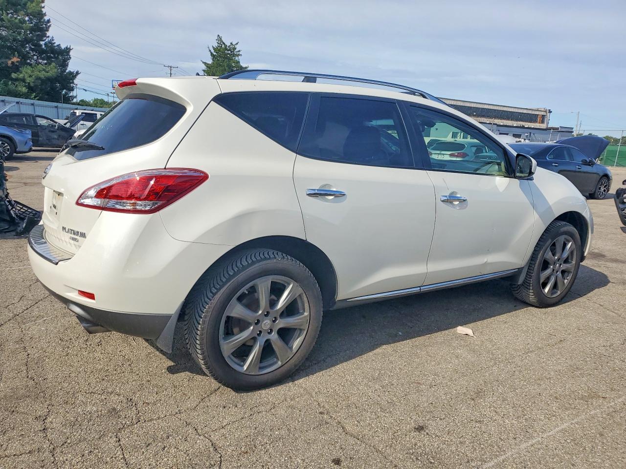 2014 Nissan Murano Le Белый vin: JN8AZ1MW3EW528428
