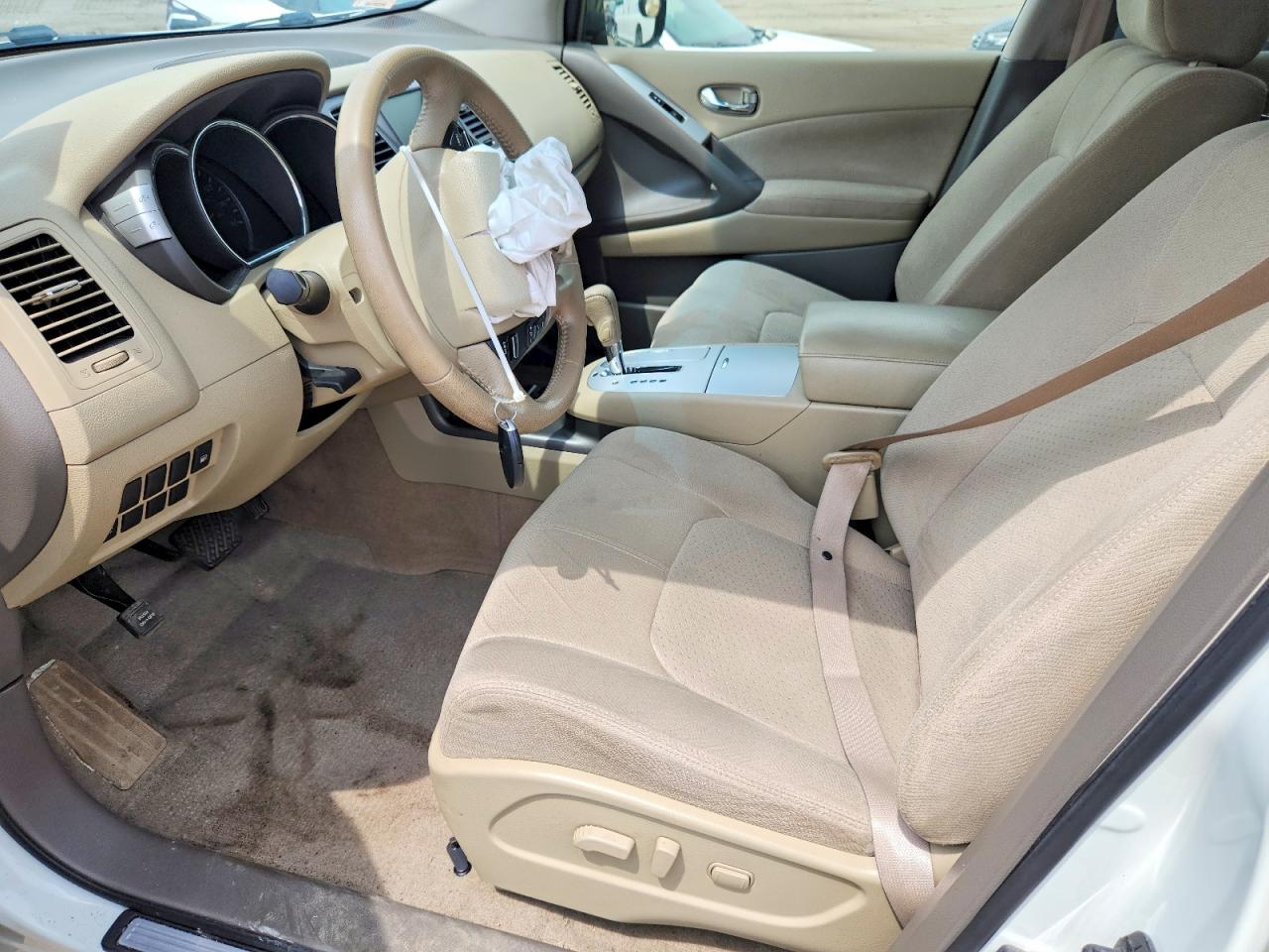 2014 Nissan Murano Sv White vin: JN8AZ1MW3EW530499