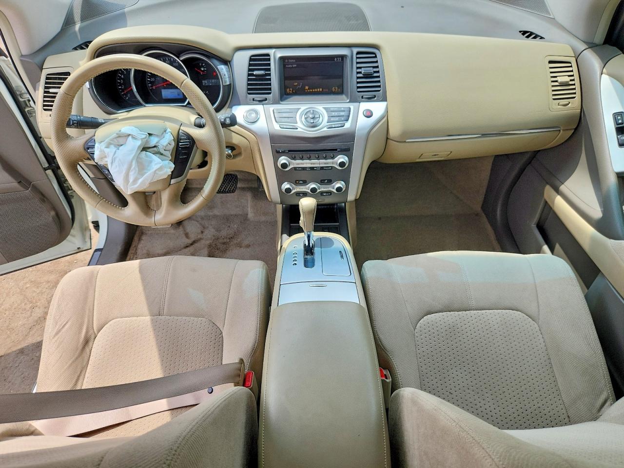 2014 Nissan Murano Sv White vin: JN8AZ1MW3EW530499