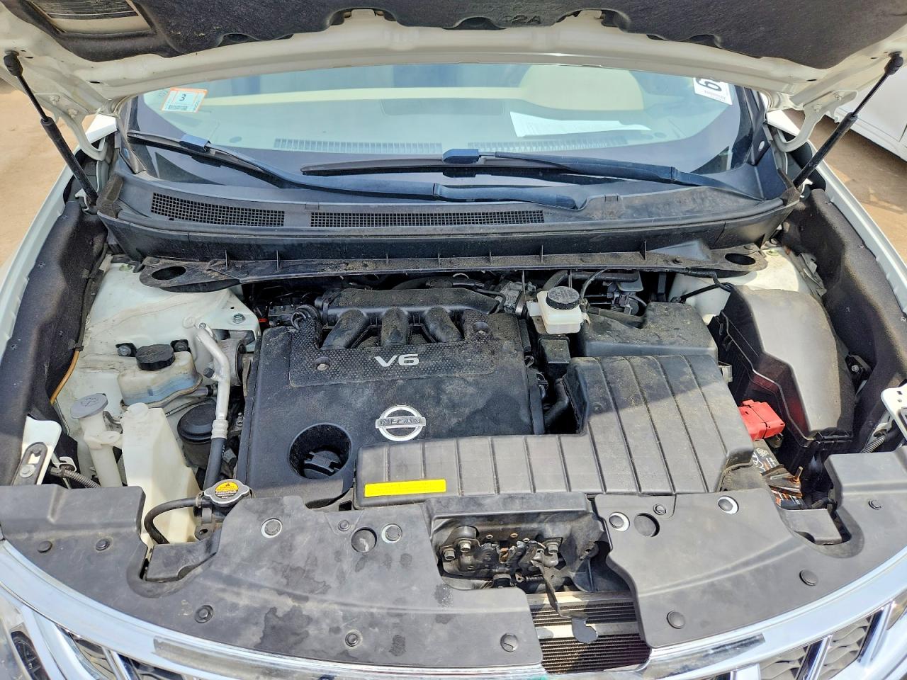 2014 Nissan Murano Sv White vin: JN8AZ1MW3EW530499