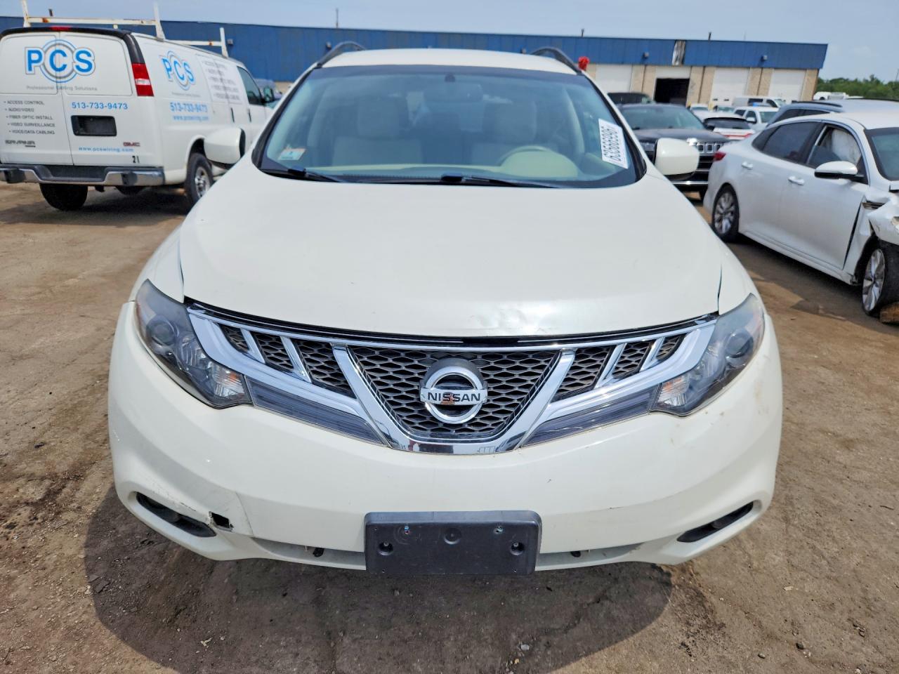 2014 Nissan Murano Sv White vin: JN8AZ1MW3EW530499