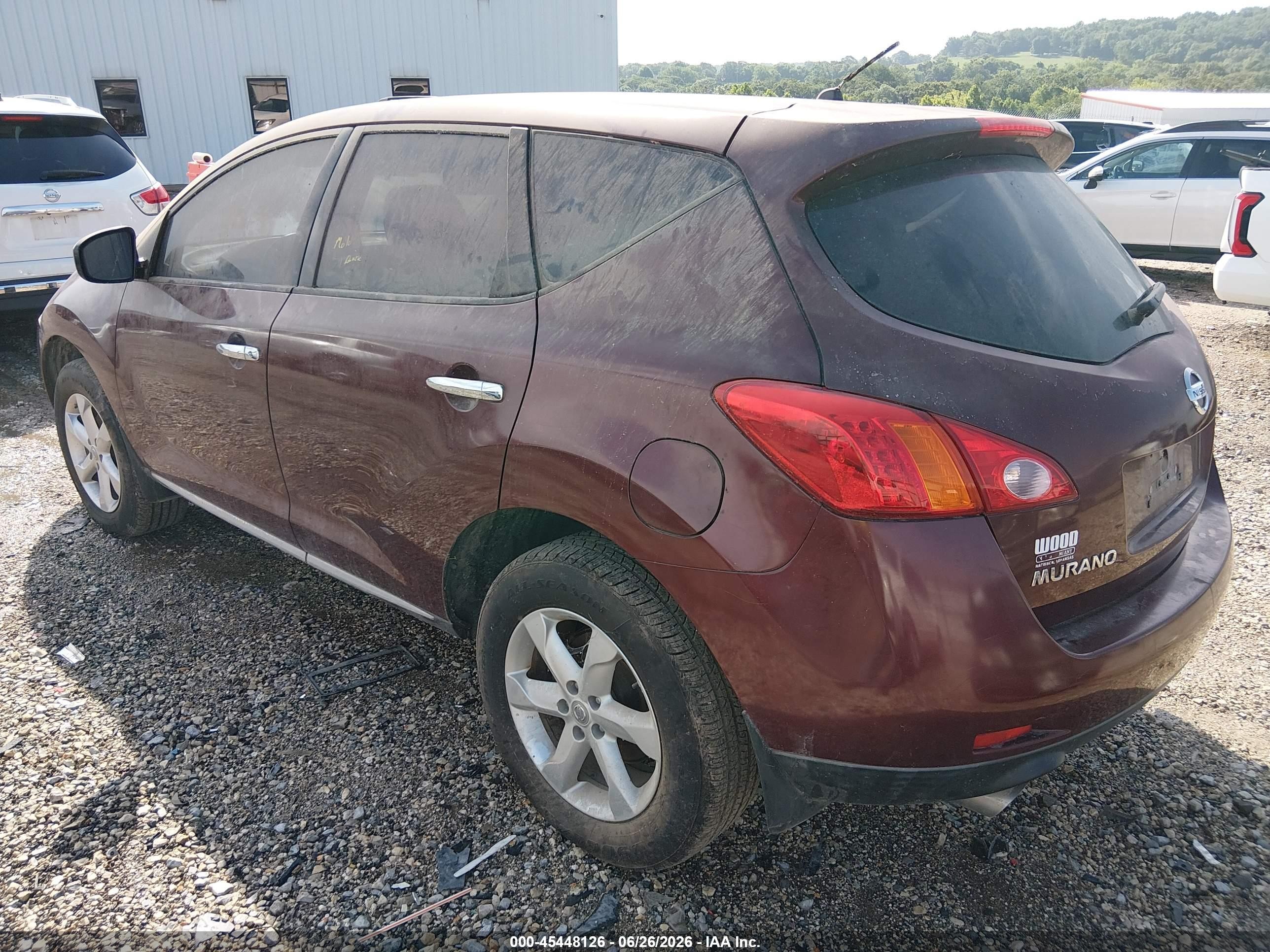 2010 Nissan Murano S Red vin: JN8AZ1MW4AW104220