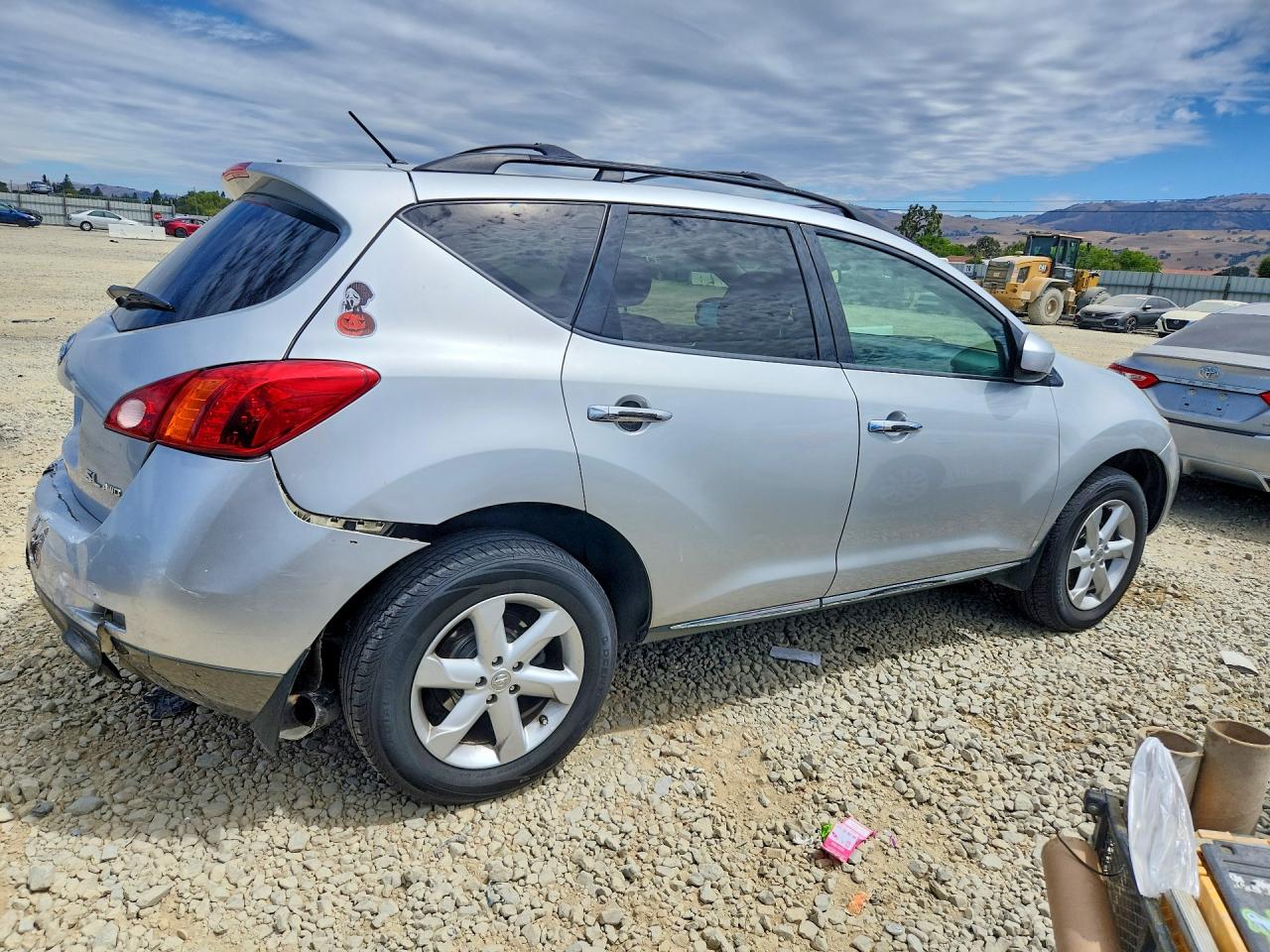 2010 Nissan Murano S Silver vin: JN8AZ1MW4AW105870
