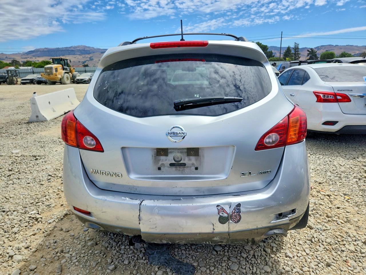 2010 Nissan Murano S Silver vin: JN8AZ1MW4AW105870