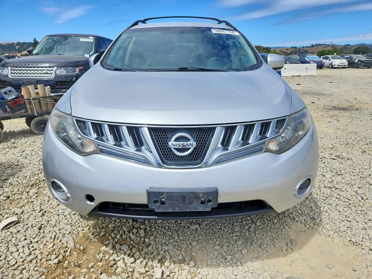 2010 Nissan Murano S Silver vin: JN8AZ1MW4AW105870