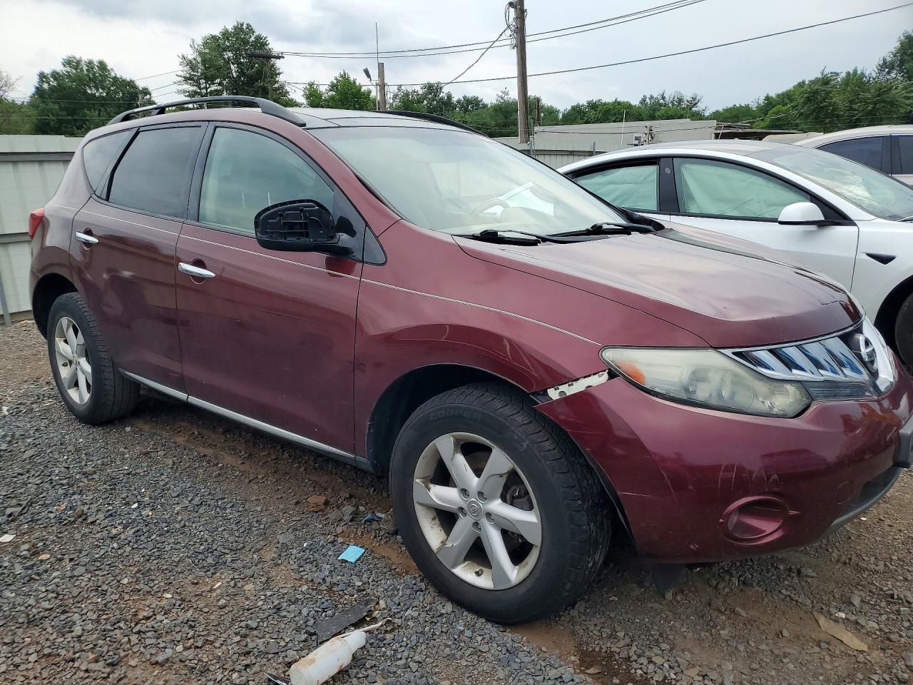 2010 Nissan Murano S Maroon vin: JN8AZ1MW4AW117629