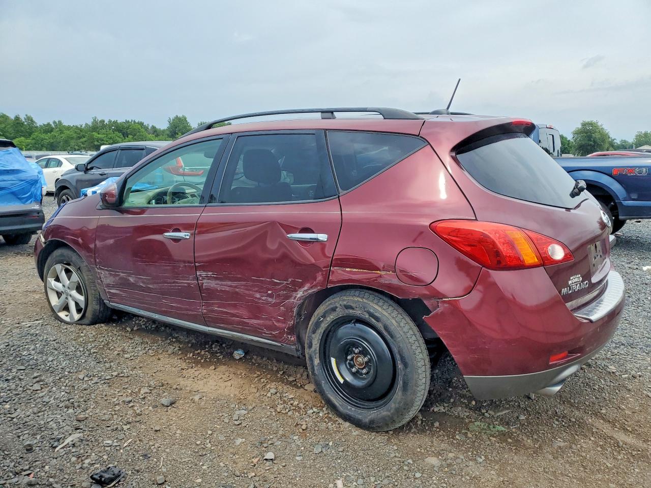 2010 Nissan Murano S Maroon vin: JN8AZ1MW4AW117629