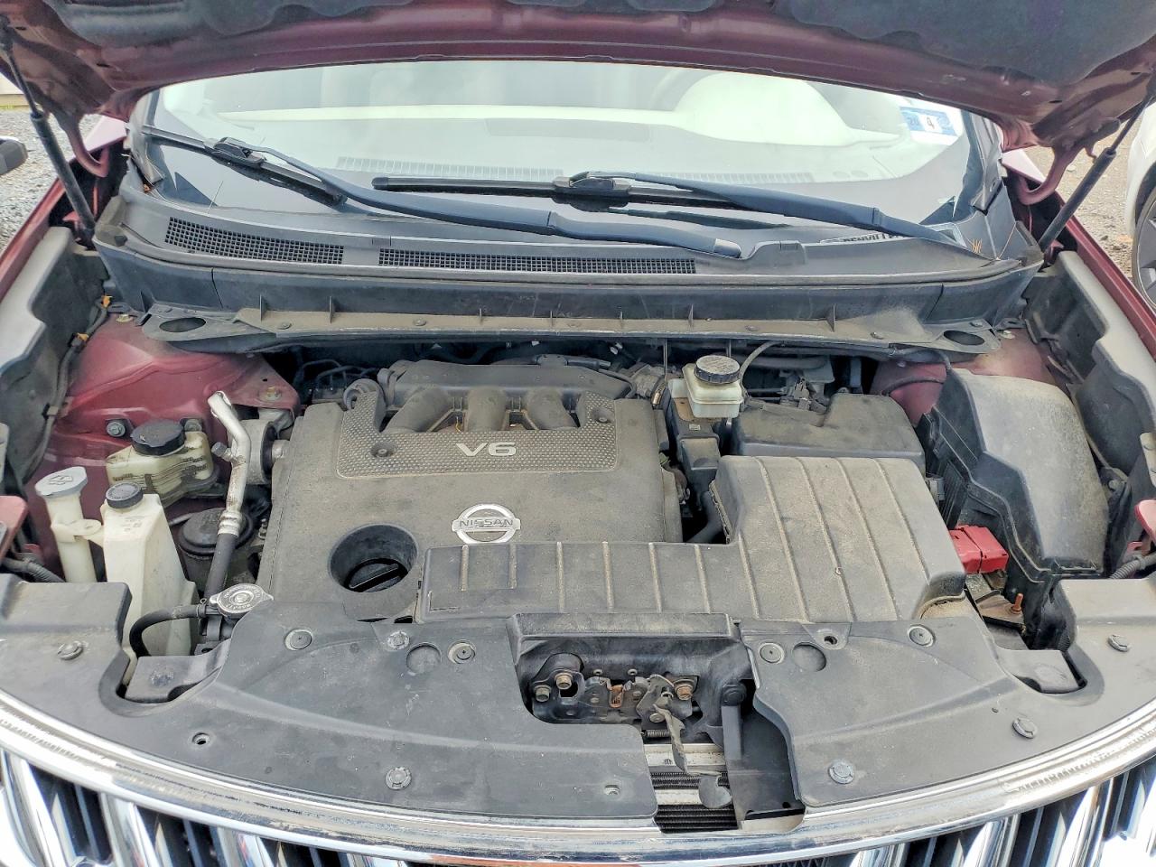 2010 Nissan Murano S Maroon vin: JN8AZ1MW4AW117629