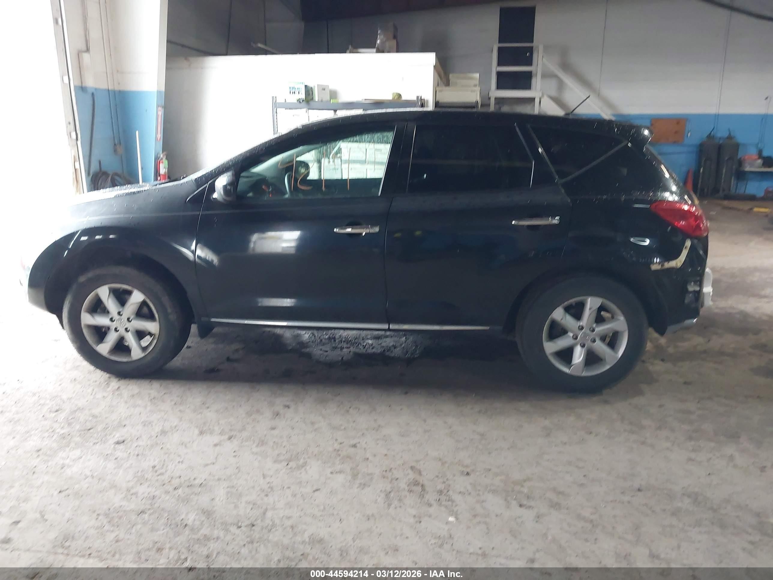 2010 Nissan Murano S Черный vin: JN8AZ1MW4AW122913