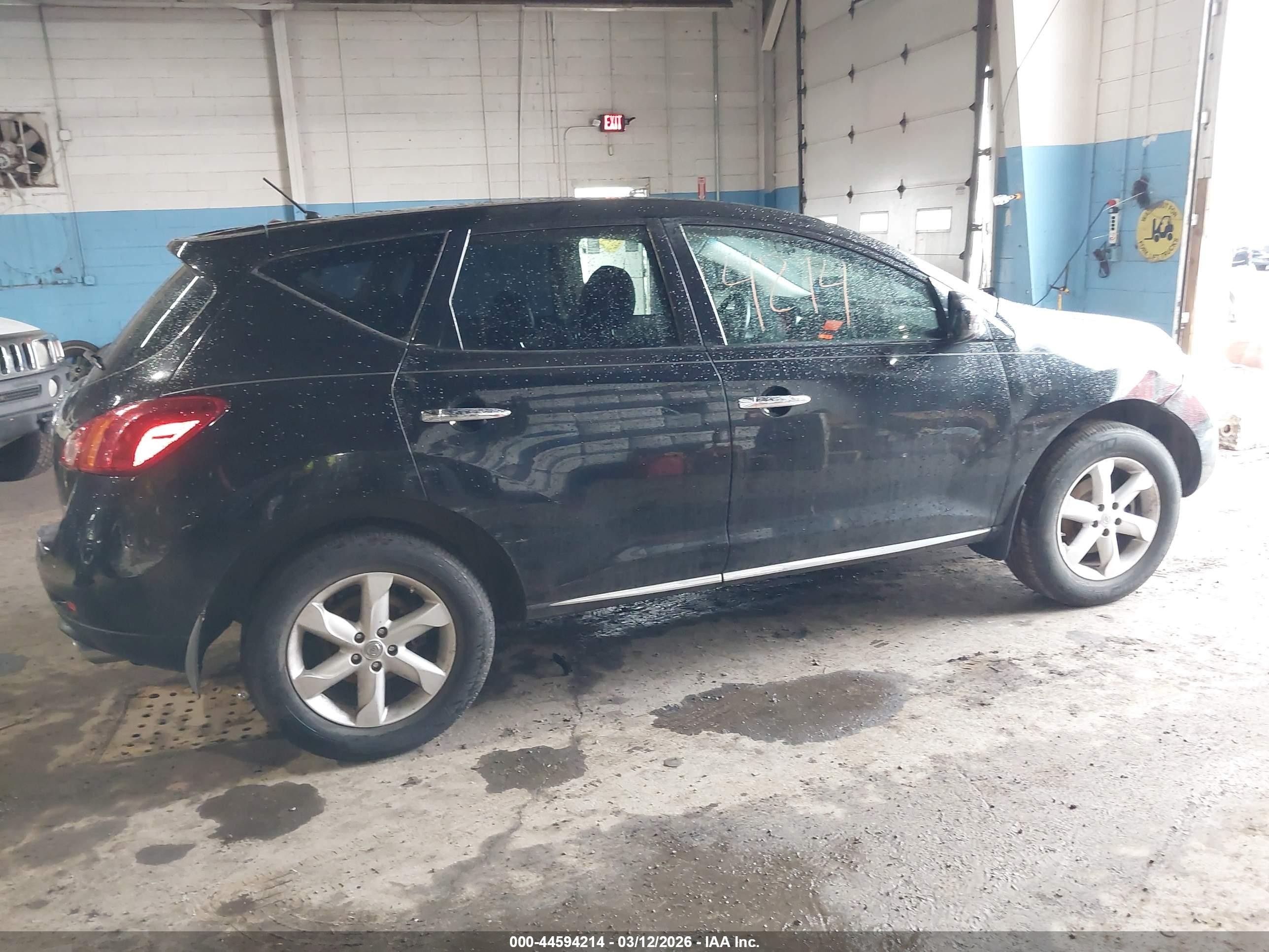 2010 Nissan Murano S Черный vin: JN8AZ1MW4AW122913