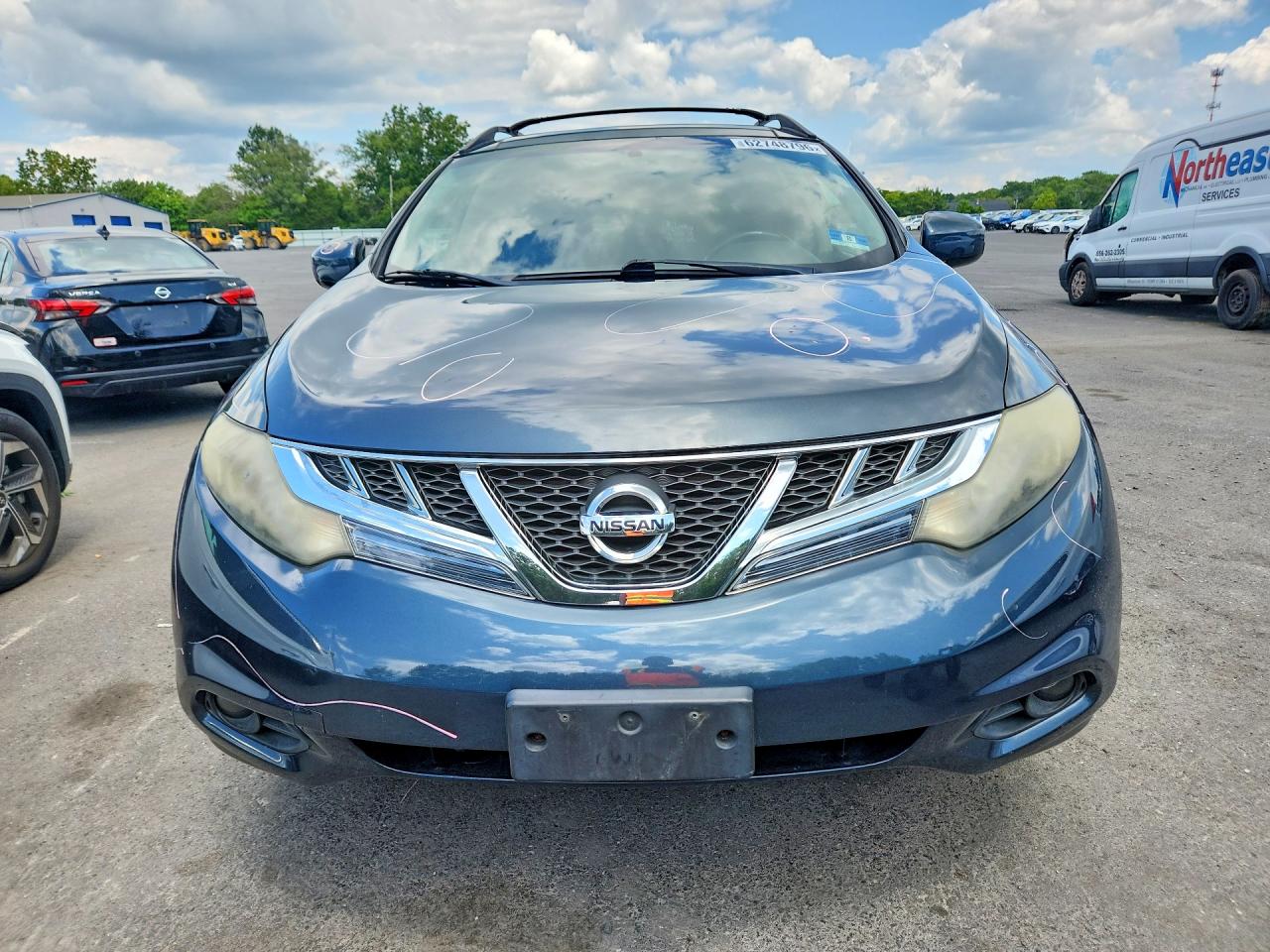 2011 Nissan Murano S Blue vin: JN8AZ1MW4BW186404