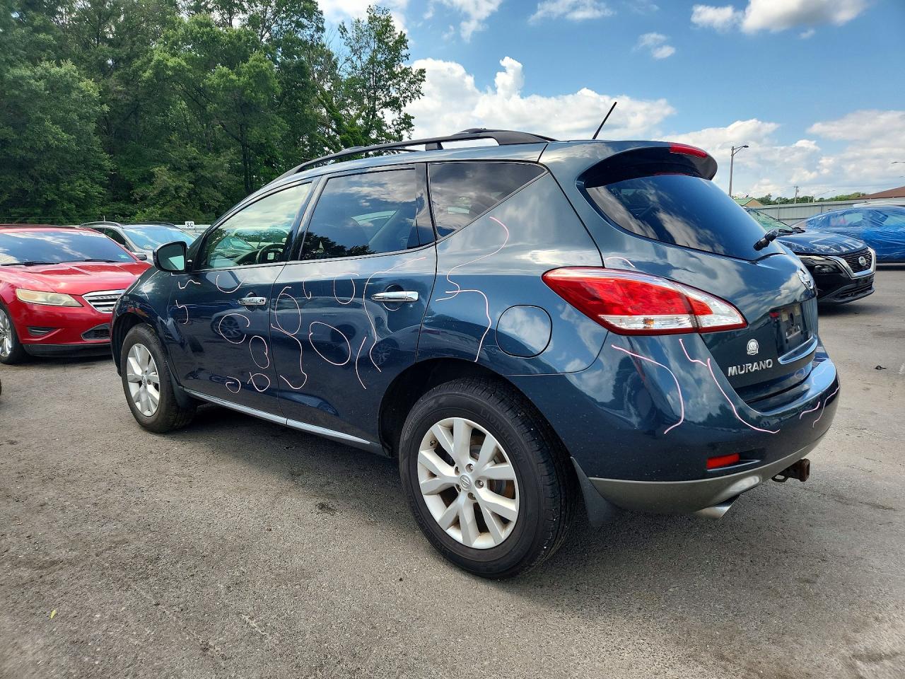 2011 Nissan Murano S Blue vin: JN8AZ1MW4BW186404