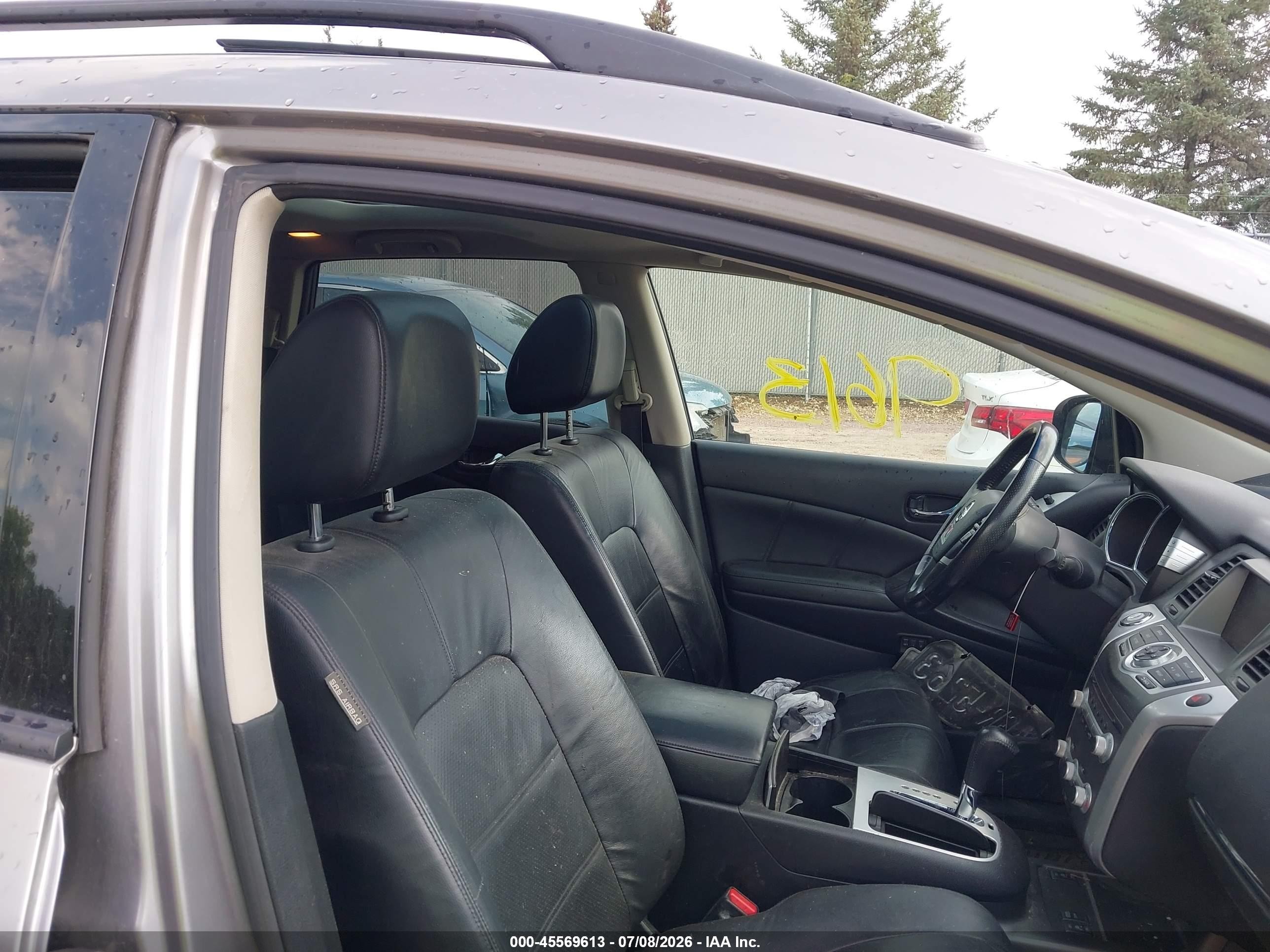 2012 Nissan Murano Sl Gray vin: JN8AZ1MW4CW203493