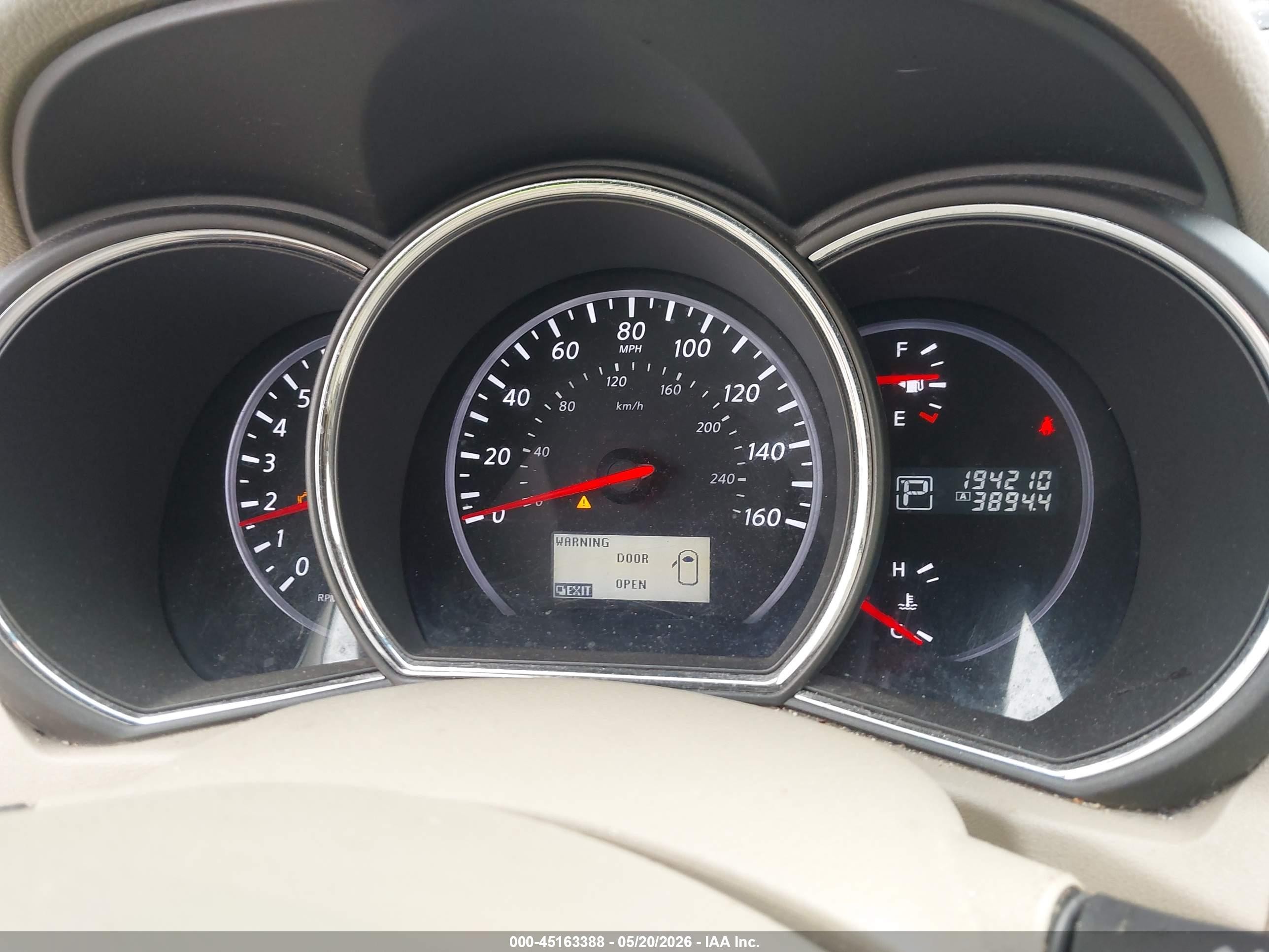 2012 Nissan Murano Sv Beige vin: JN8AZ1MW4CW228751
