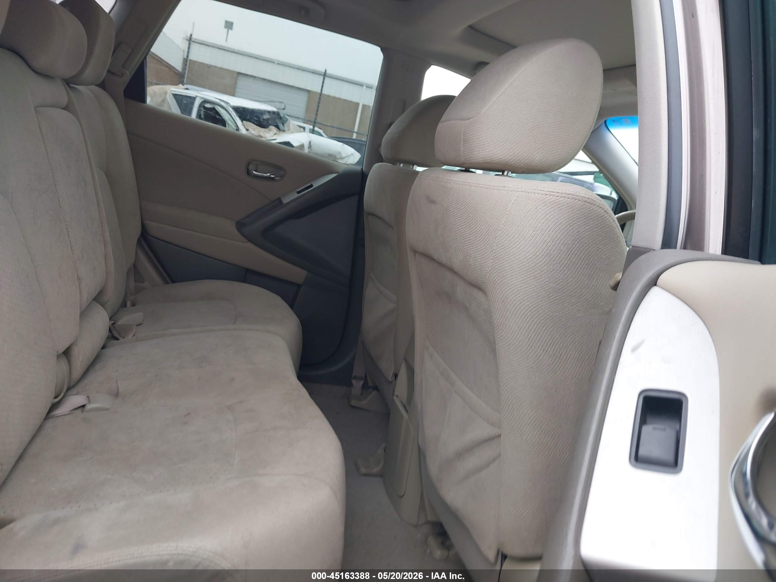 2012 Nissan Murano Sv Beige vin: JN8AZ1MW4CW228751