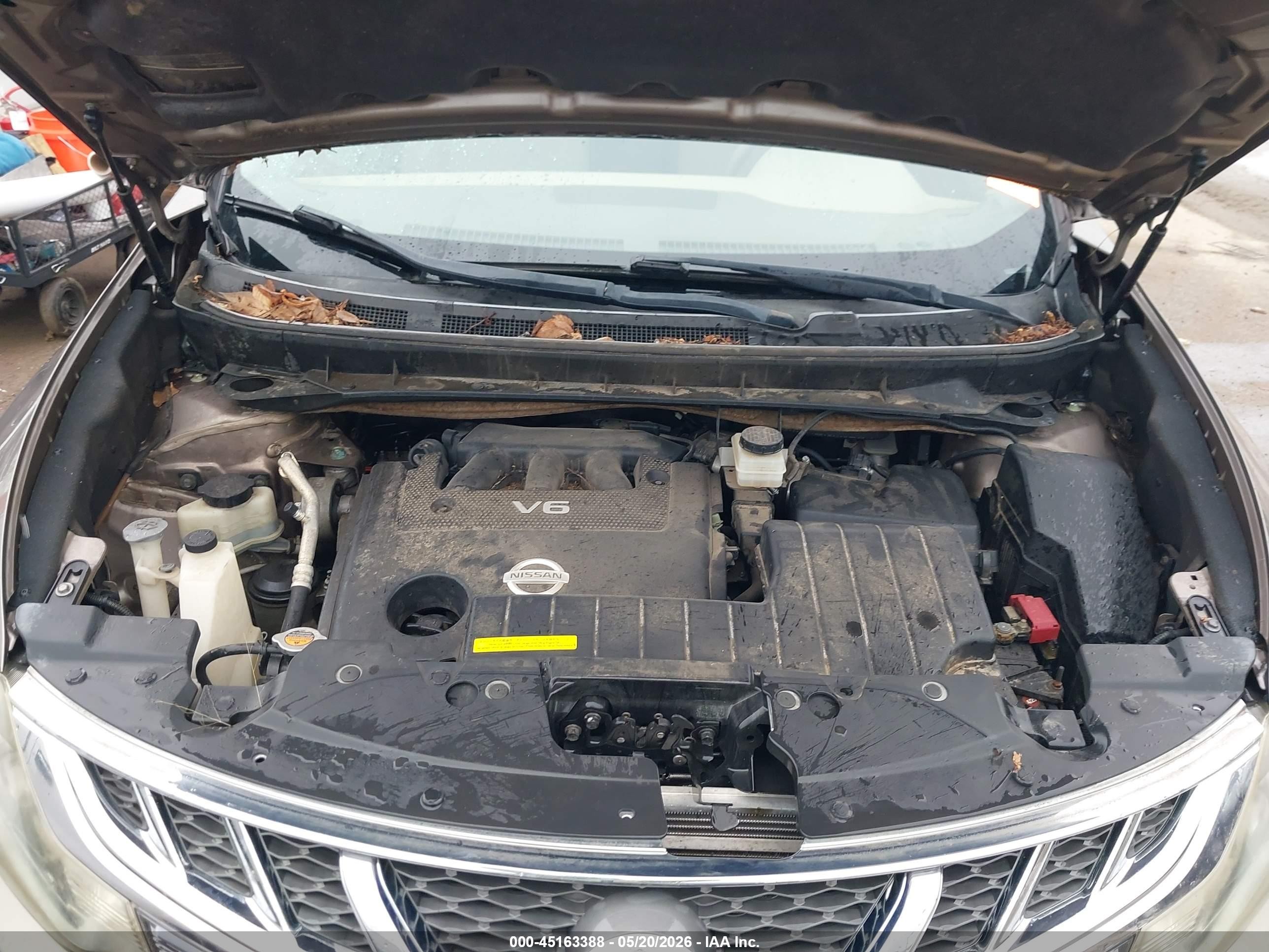 2012 Nissan Murano Sv Beige vin: JN8AZ1MW4CW228751