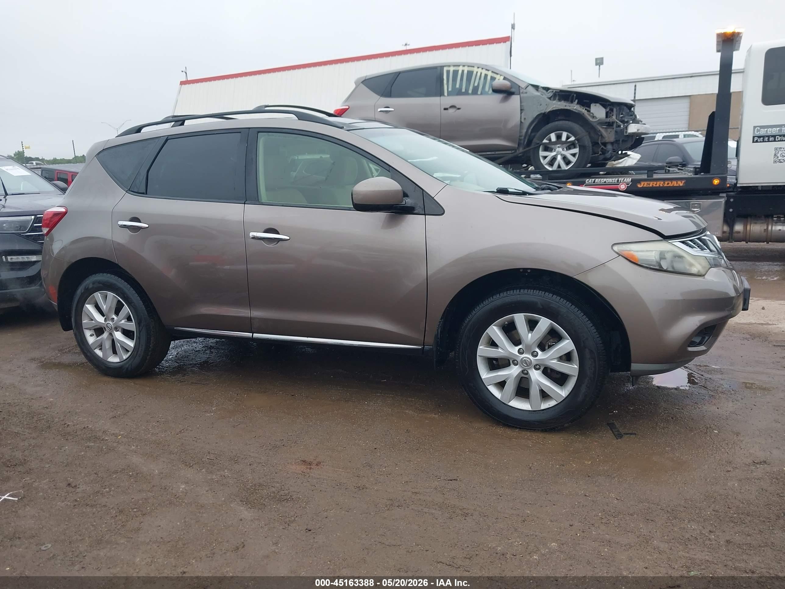 2012 Nissan Murano Sv Beige vin: JN8AZ1MW4CW228751