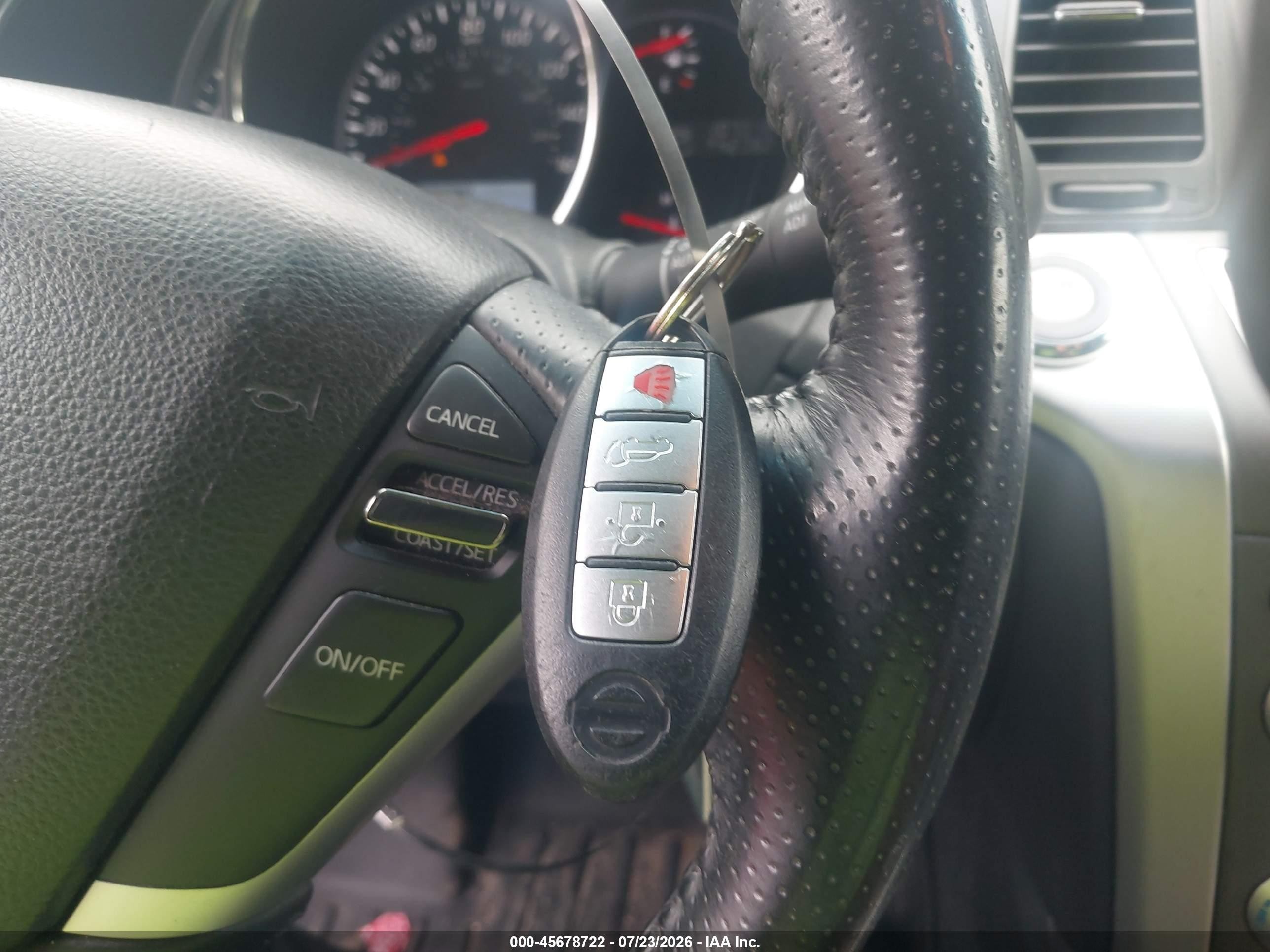 2013 Nissan Murano Le Черный vin: JN8AZ1MW4DW321769