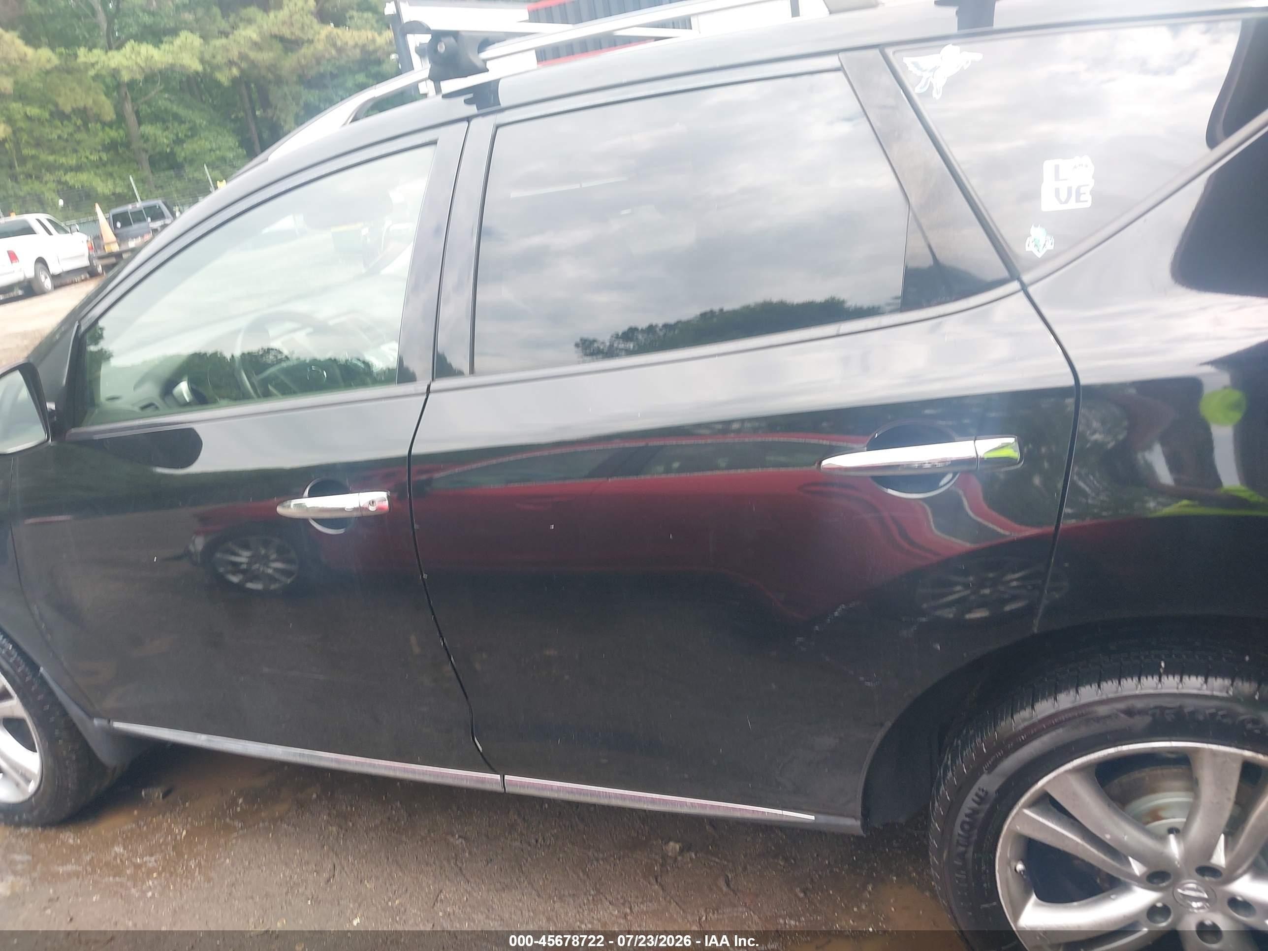 2013 Nissan Murano Le Черный vin: JN8AZ1MW4DW321769
