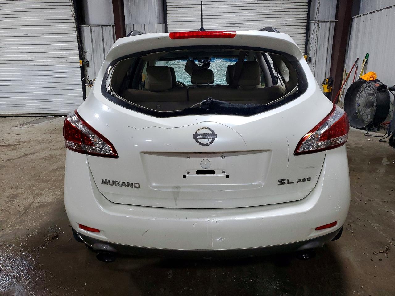 2013 Nissan Murano S White vin: JN8AZ1MW4DW322940
