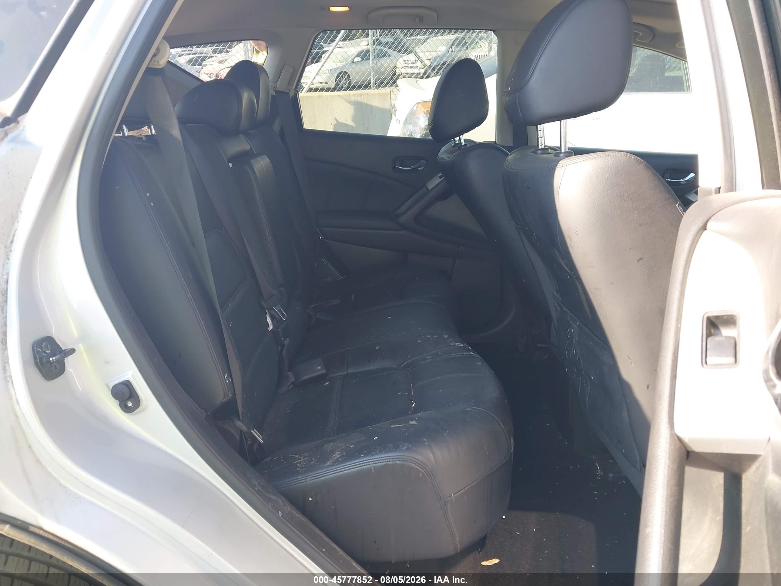 2014 Nissan Murano Sl Silver vin: JN8AZ1MW4EW501187