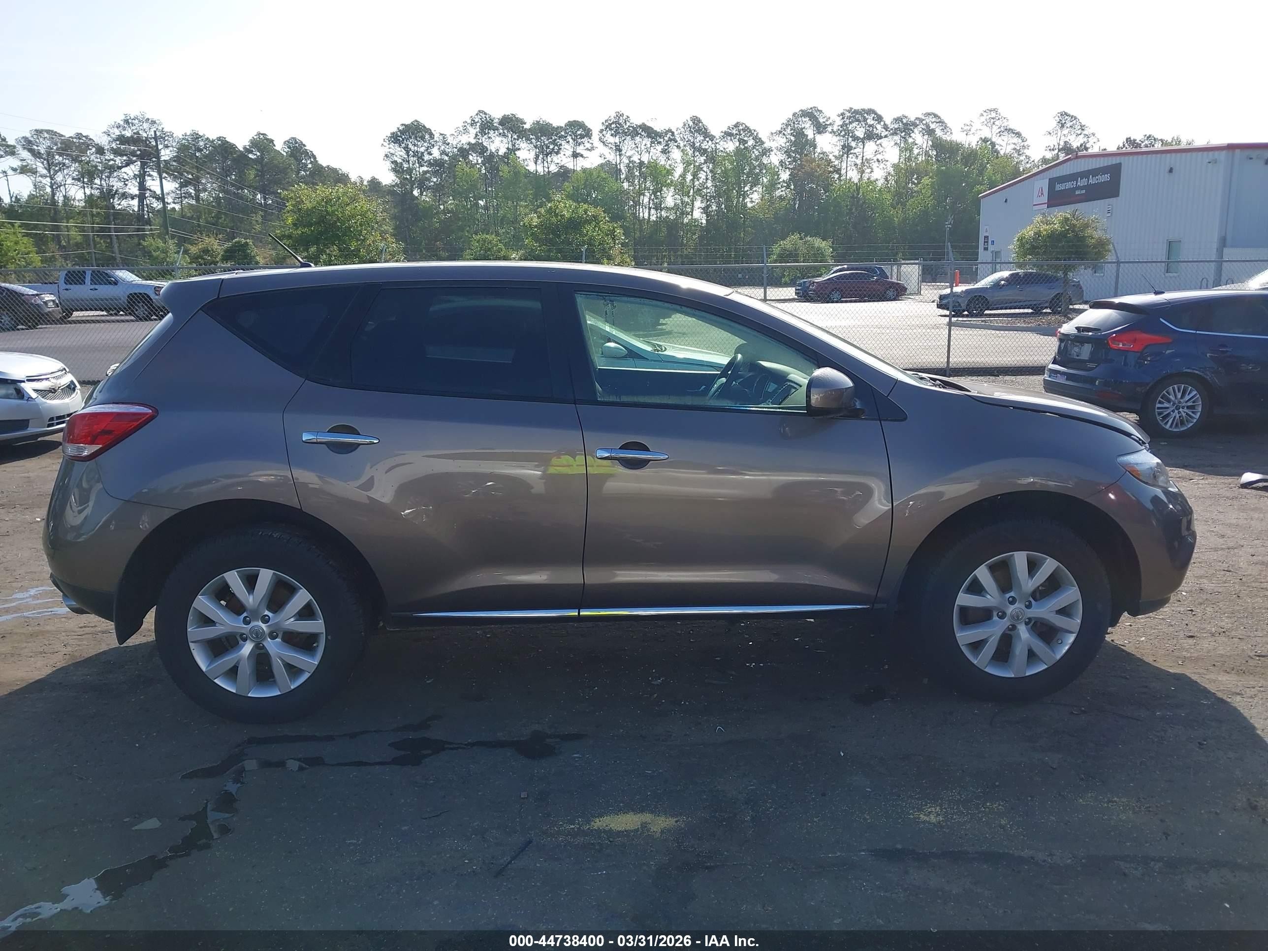 2014 Nissan Murano S Brown vin: JN8AZ1MW4EW505207