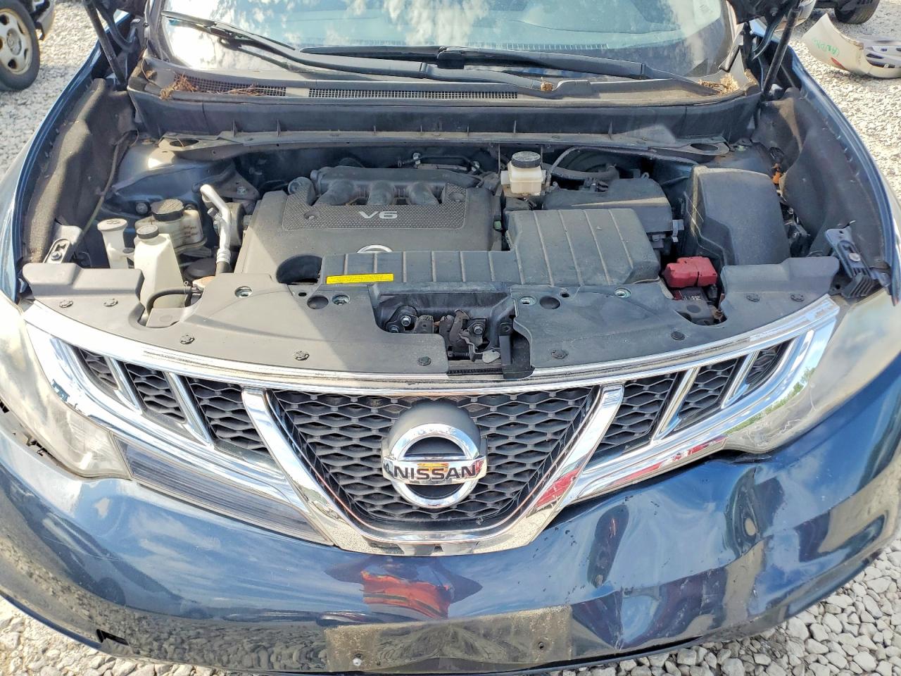 2014 Nissan Murano Sv Blue vin: JN8AZ1MW4EW507409