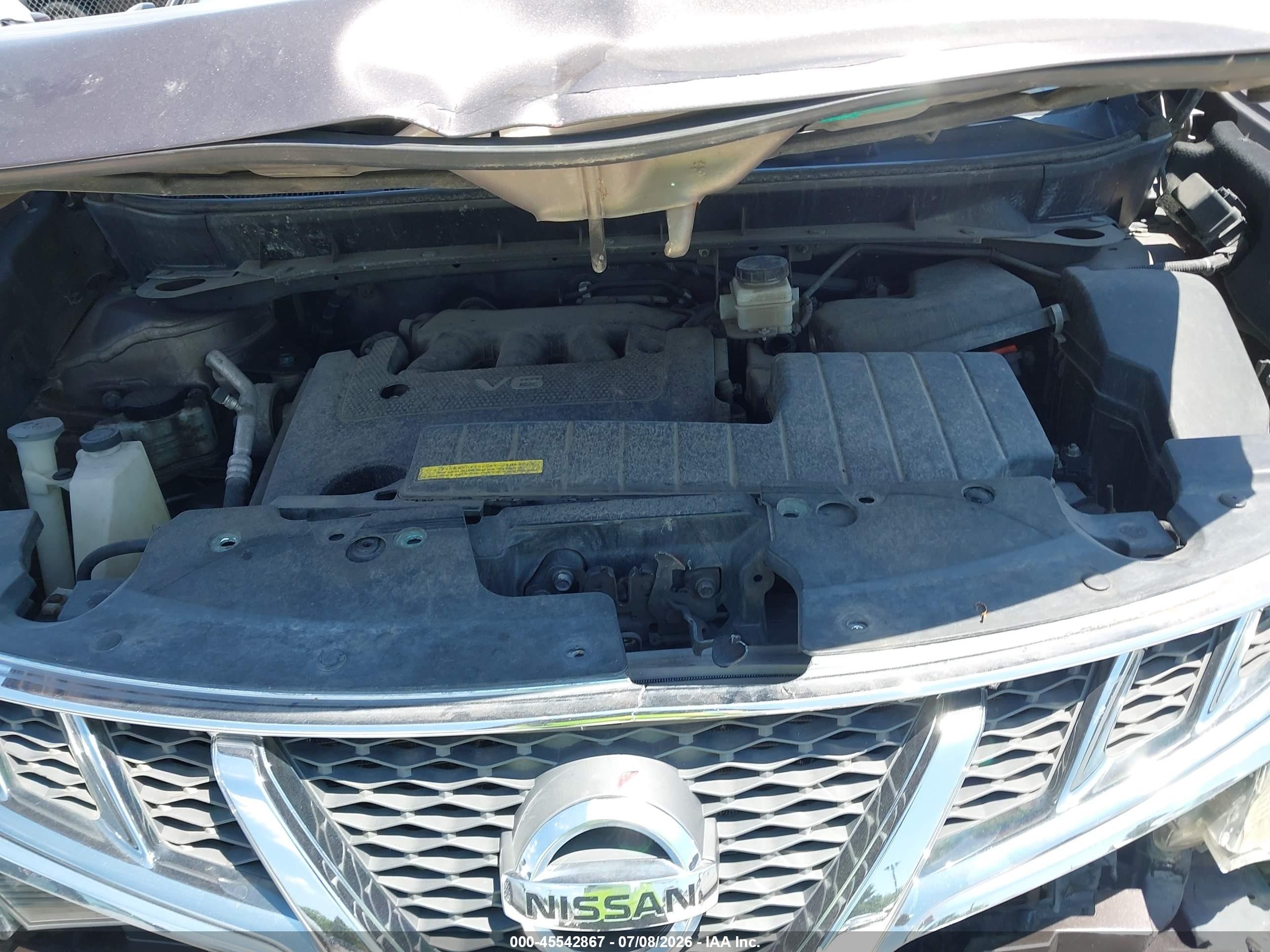 2014 Nissan Murano Sl Brown vin: JN8AZ1MW4EW508298