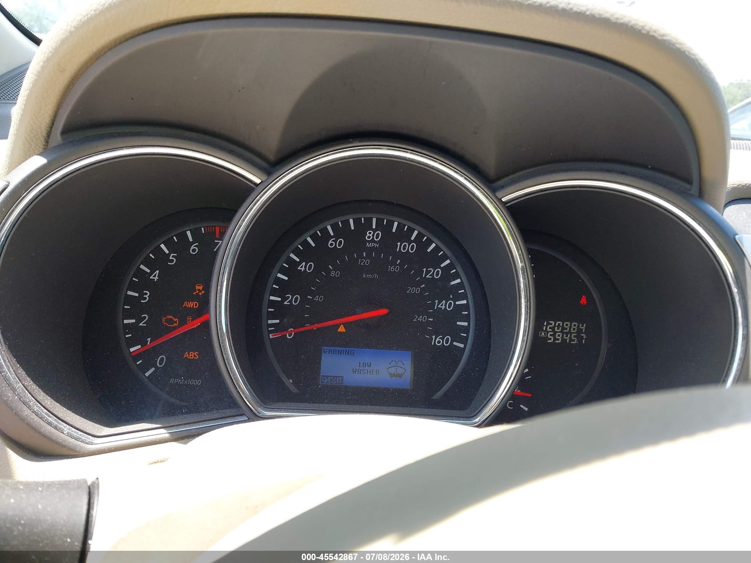 2014 Nissan Murano Sl Brown vin: JN8AZ1MW4EW508298