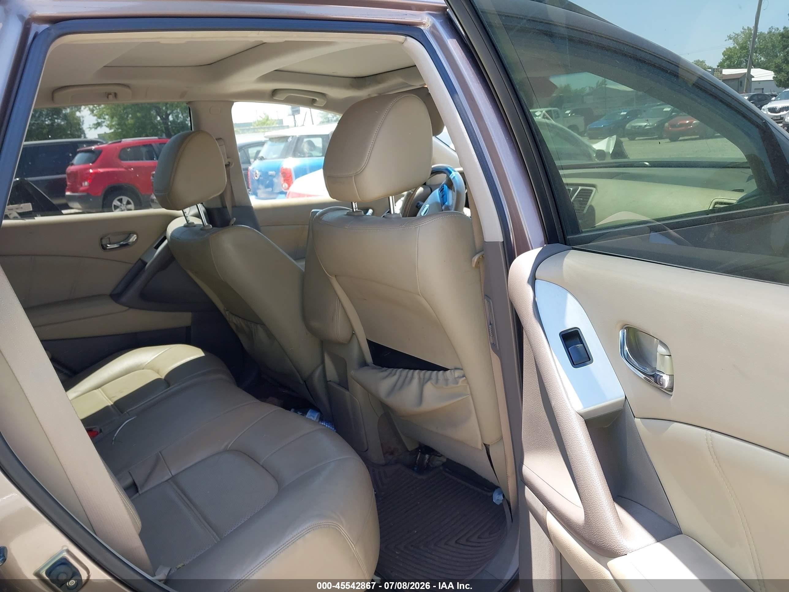2014 Nissan Murano Sl Brown vin: JN8AZ1MW4EW508298