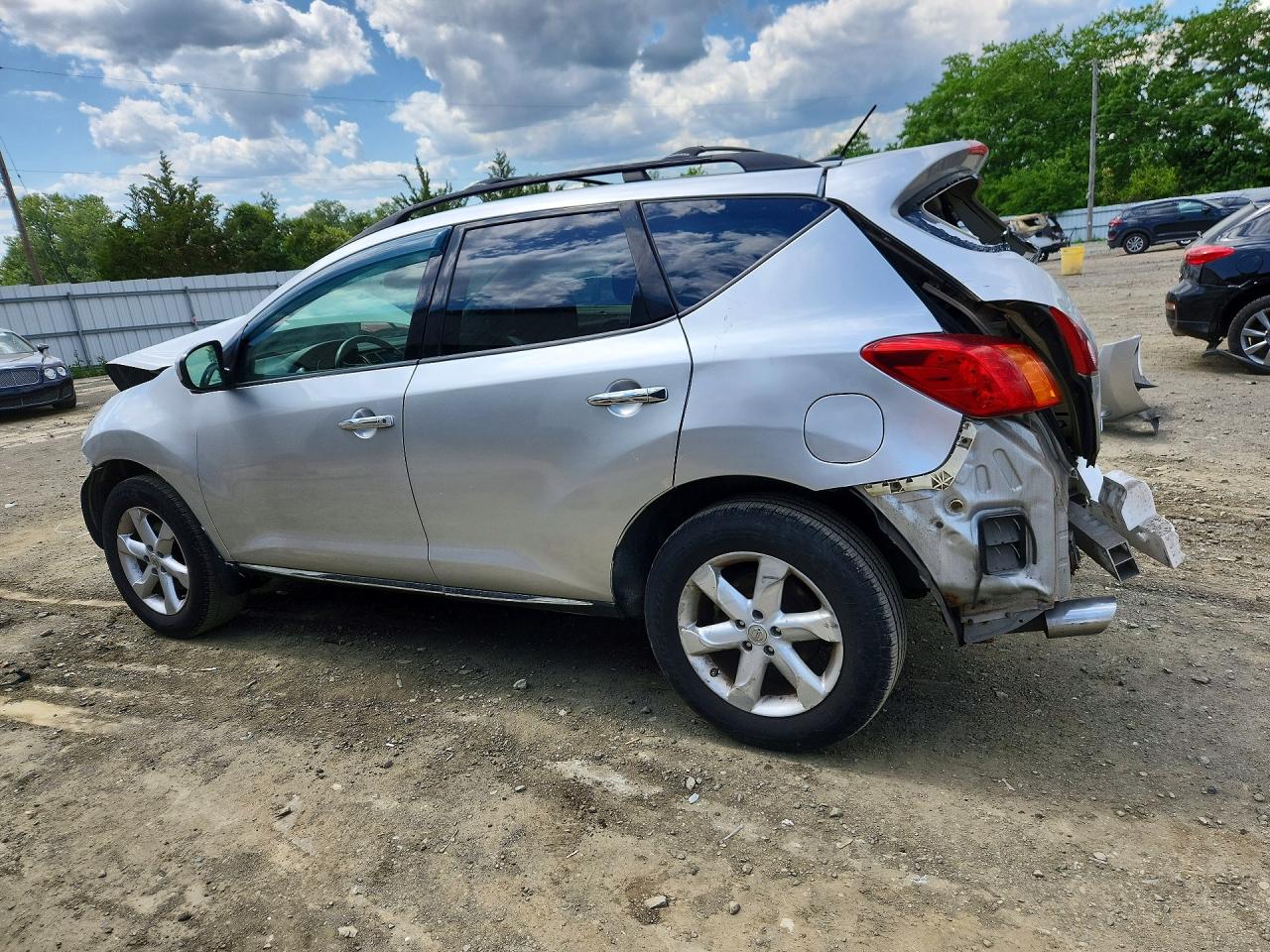 2010 Nissan Murano S Silver vin: JN8AZ1MW5AW114433